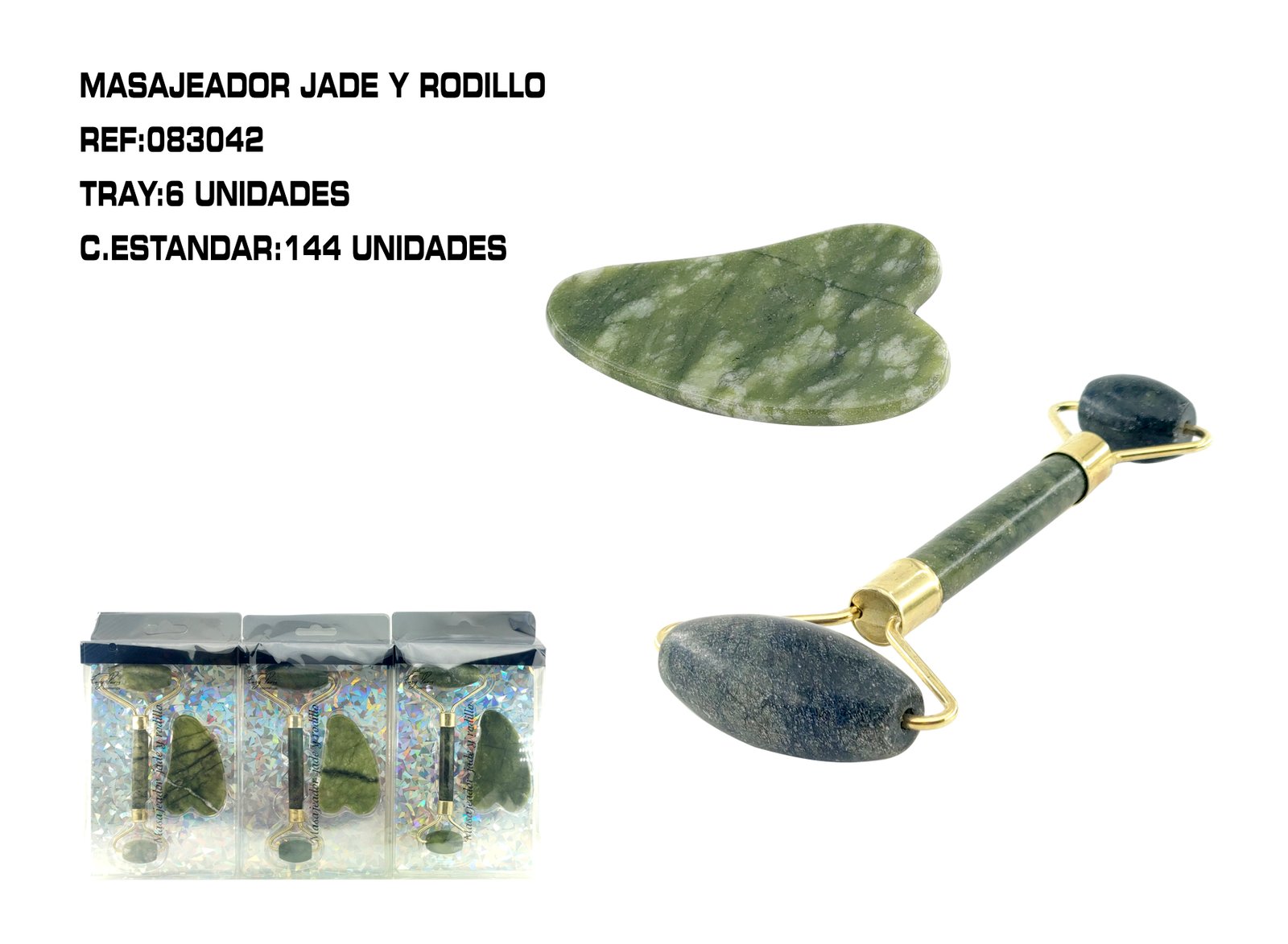 SET 2 PIEDRAS MASAJE FACIAL