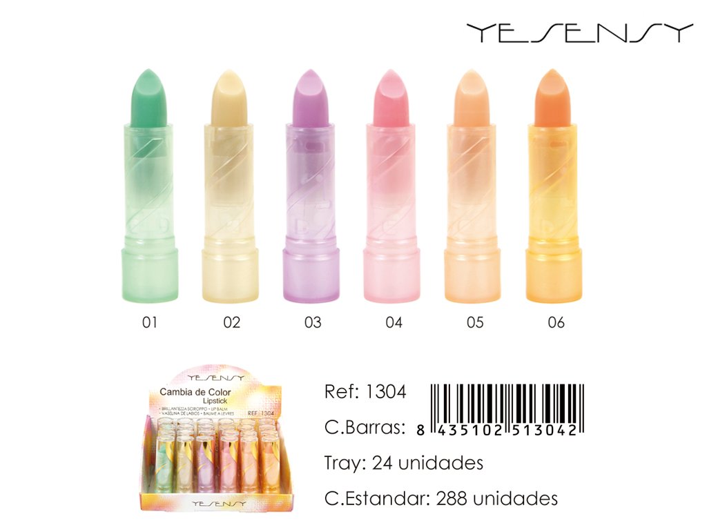 BARRA LABIOS CAMBIA COLOR 24 UNID.