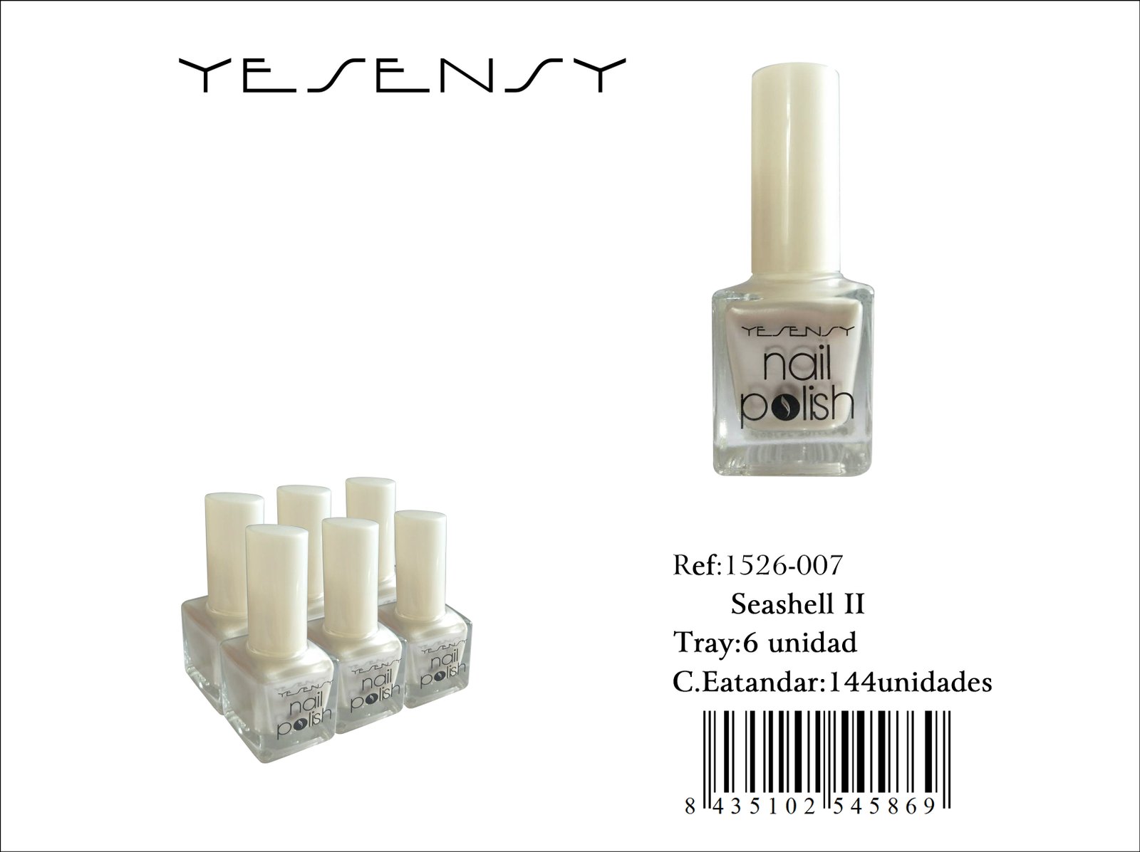 LACA DE UÑAS 6/U SEASHELL?