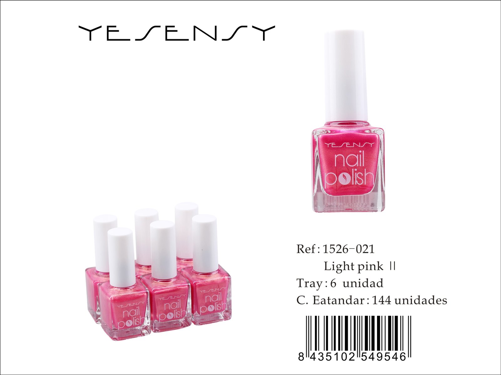 LACA DE UÑAS 6/U LIGHT PINK ?
