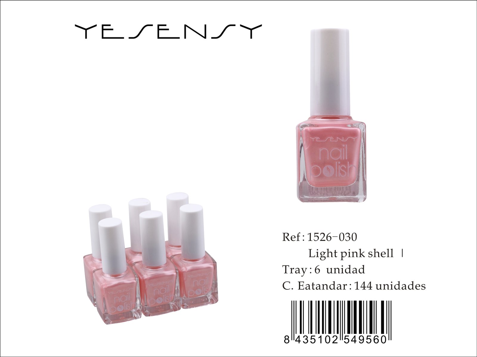 LACA DE UÑAS 6/U LIGHT PINK SHELL?