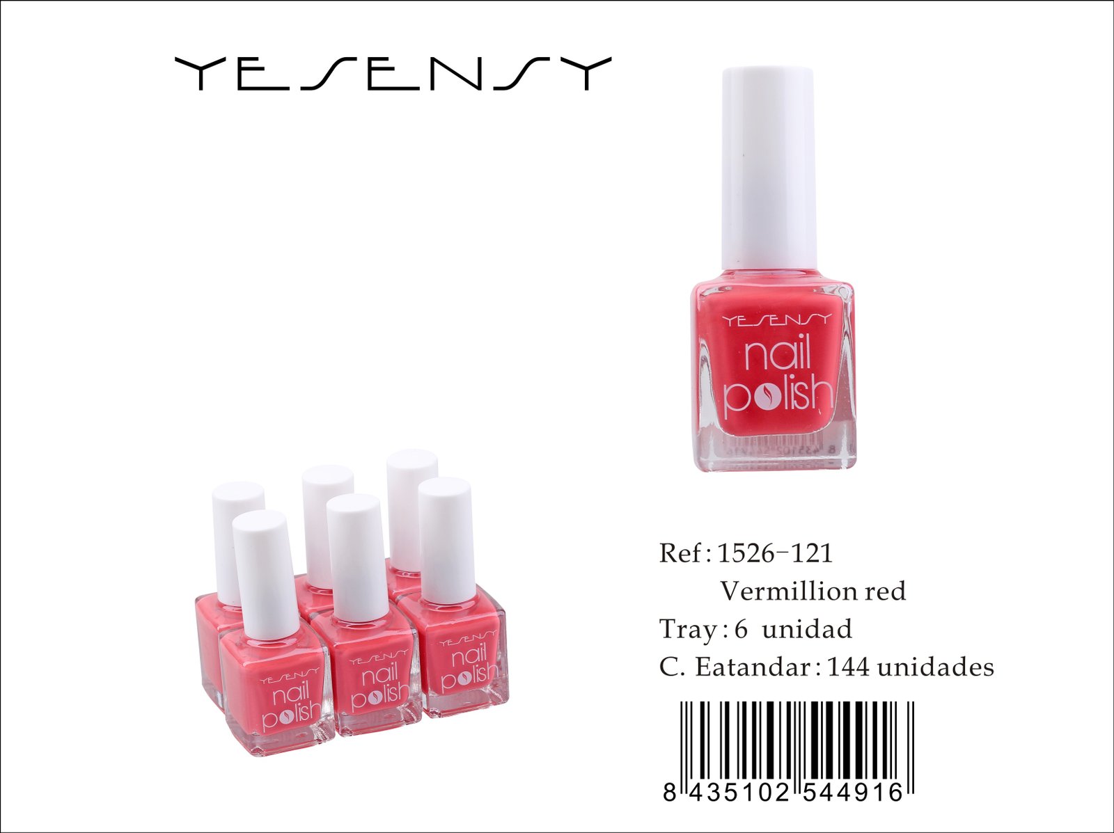 LACA DE UÑAS 6/U ROSA