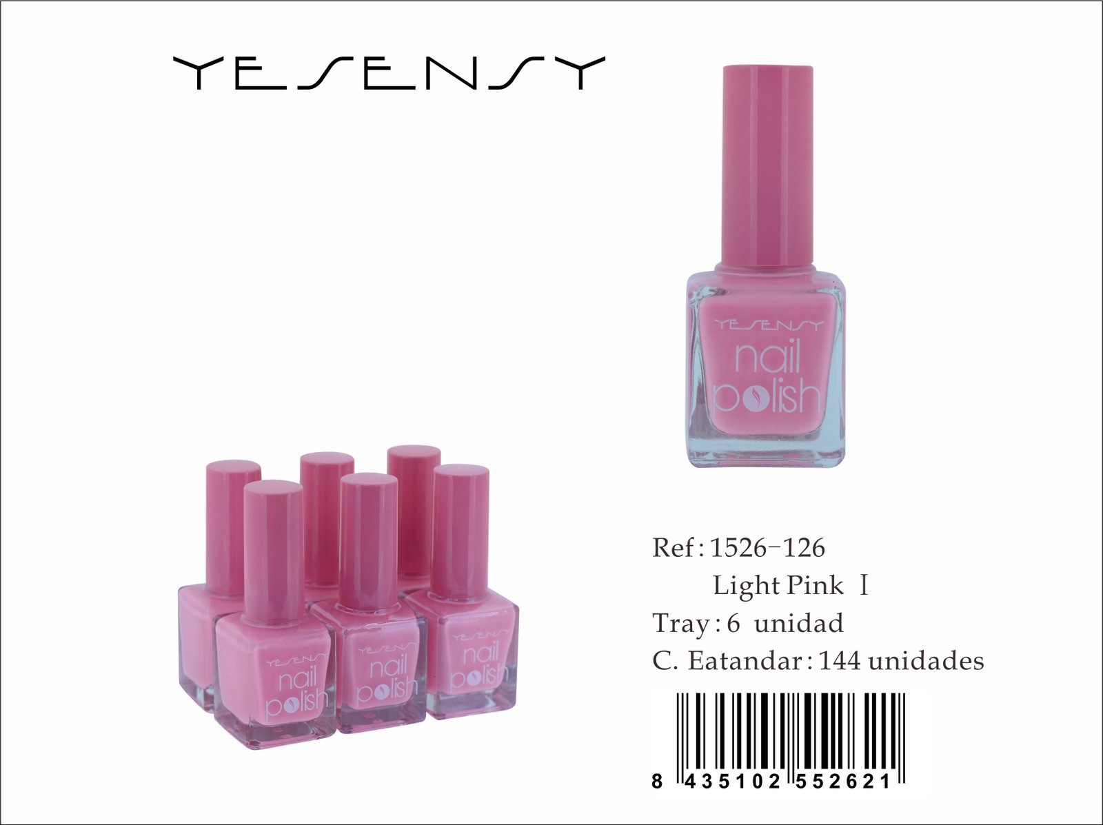 LACA DE UÑAS 6/U LIGHT PINK ?