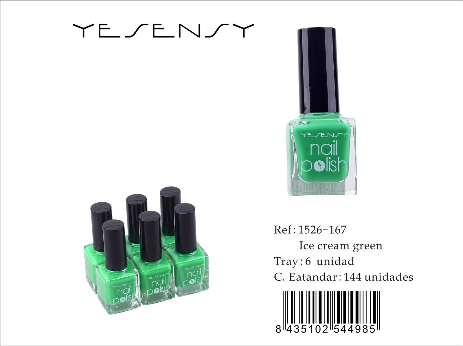 LACA DE UÑAS ICE CREAM GREEN