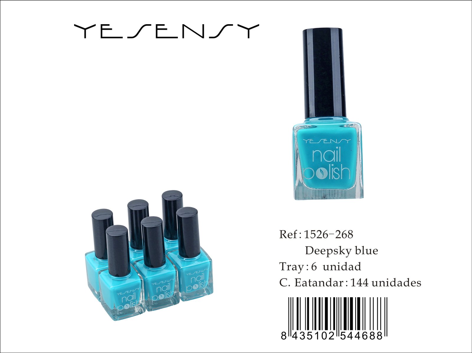 LACA DE UÑAS 6/U DEEPSKY BLUE