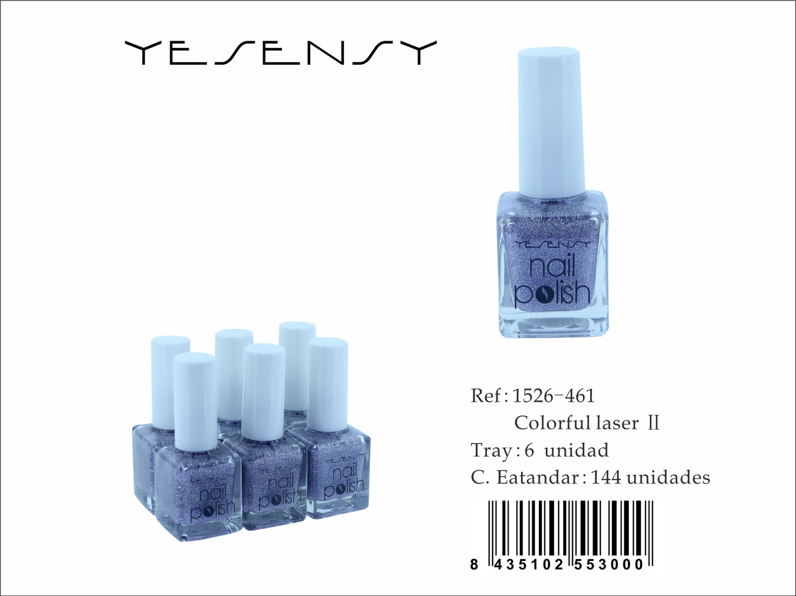 LACA DE UÑAS 6/U COLORFUL LASER ?