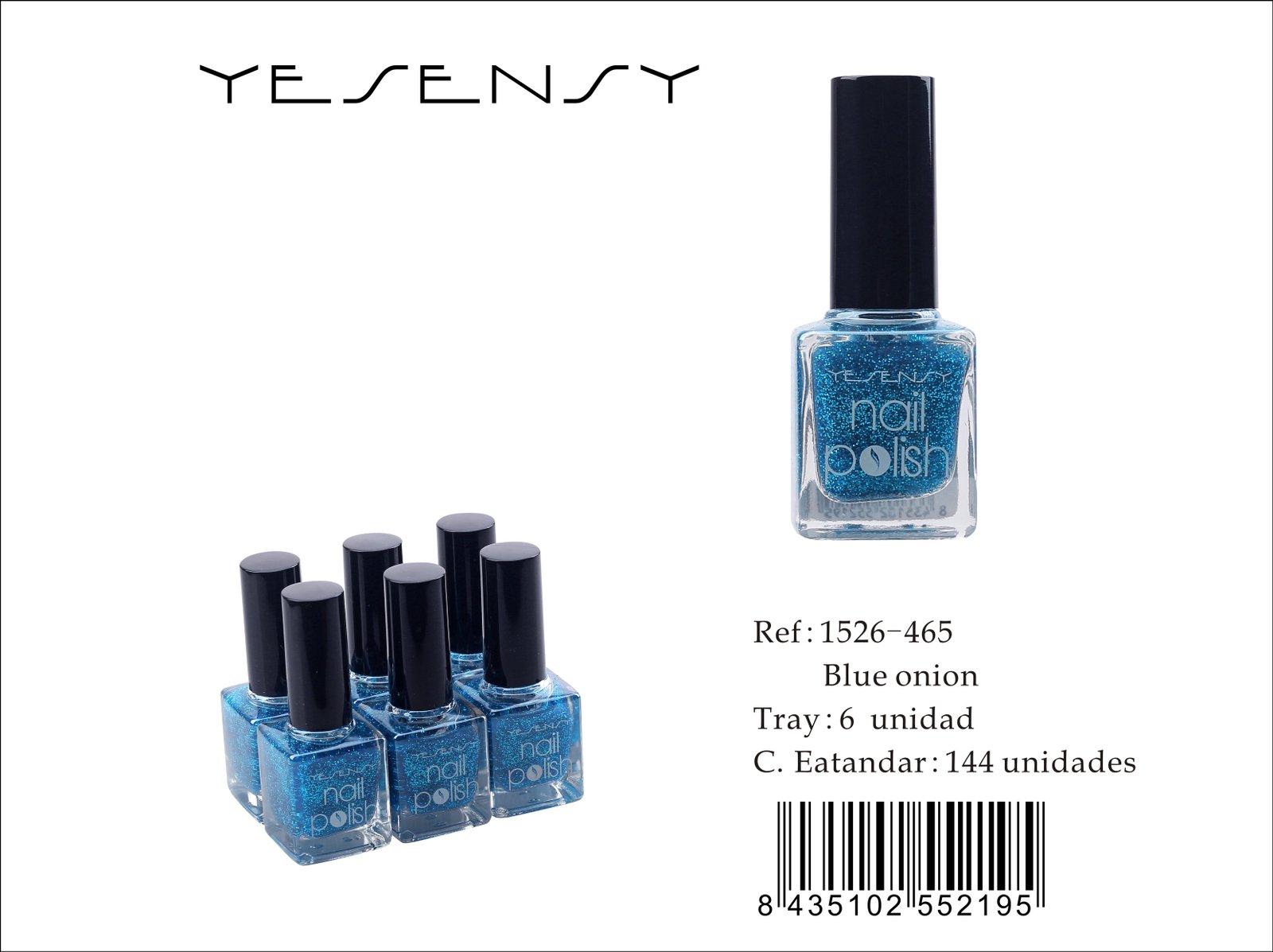 LACA DE UÑAS 6/U BLUE ONION