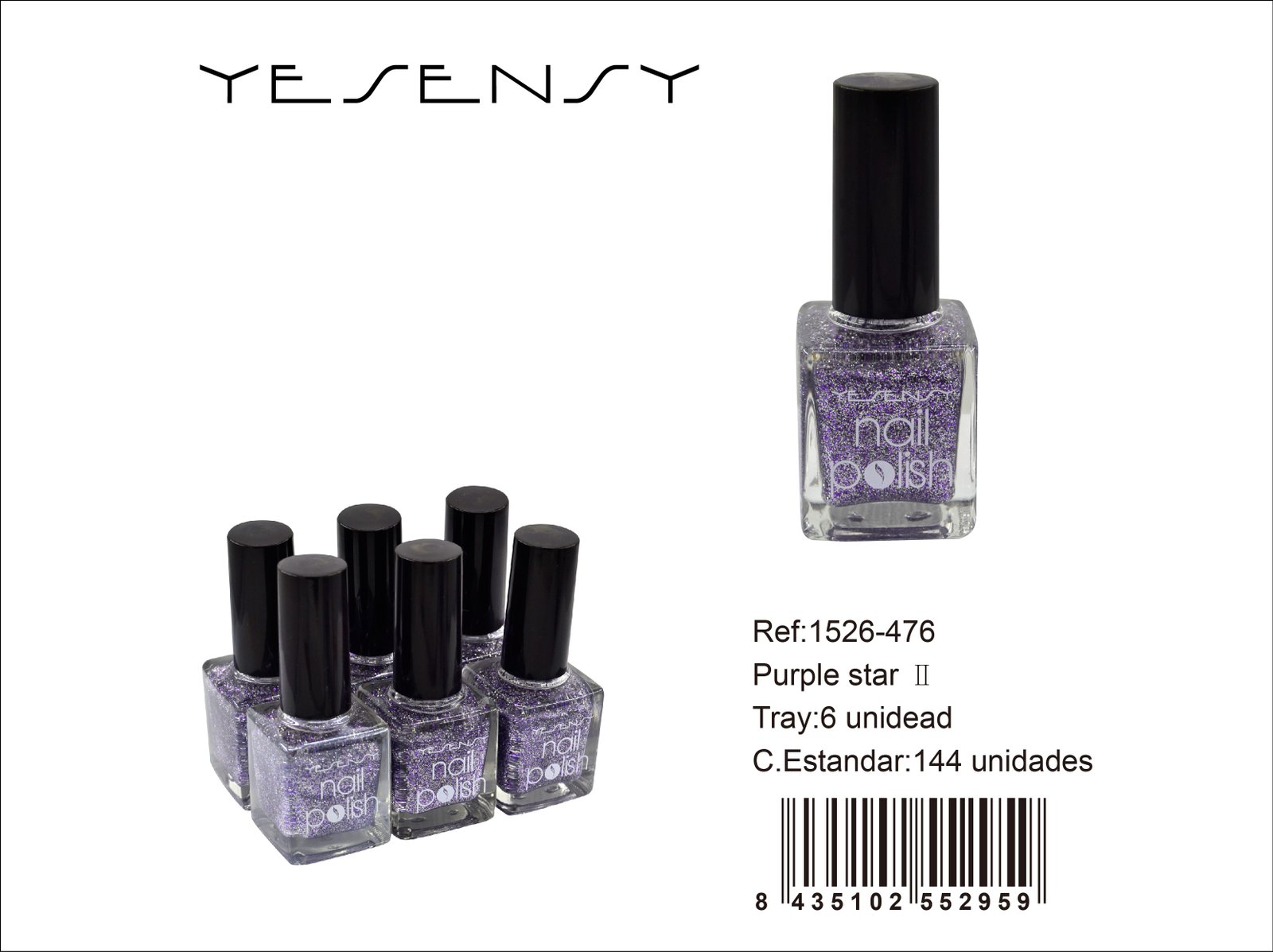 LACA DE UÑAS 6/U PURPLE STAR ?