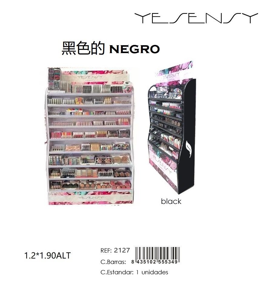EXP.METAL COSMETICA NEG.VACIO 1.22*1.92