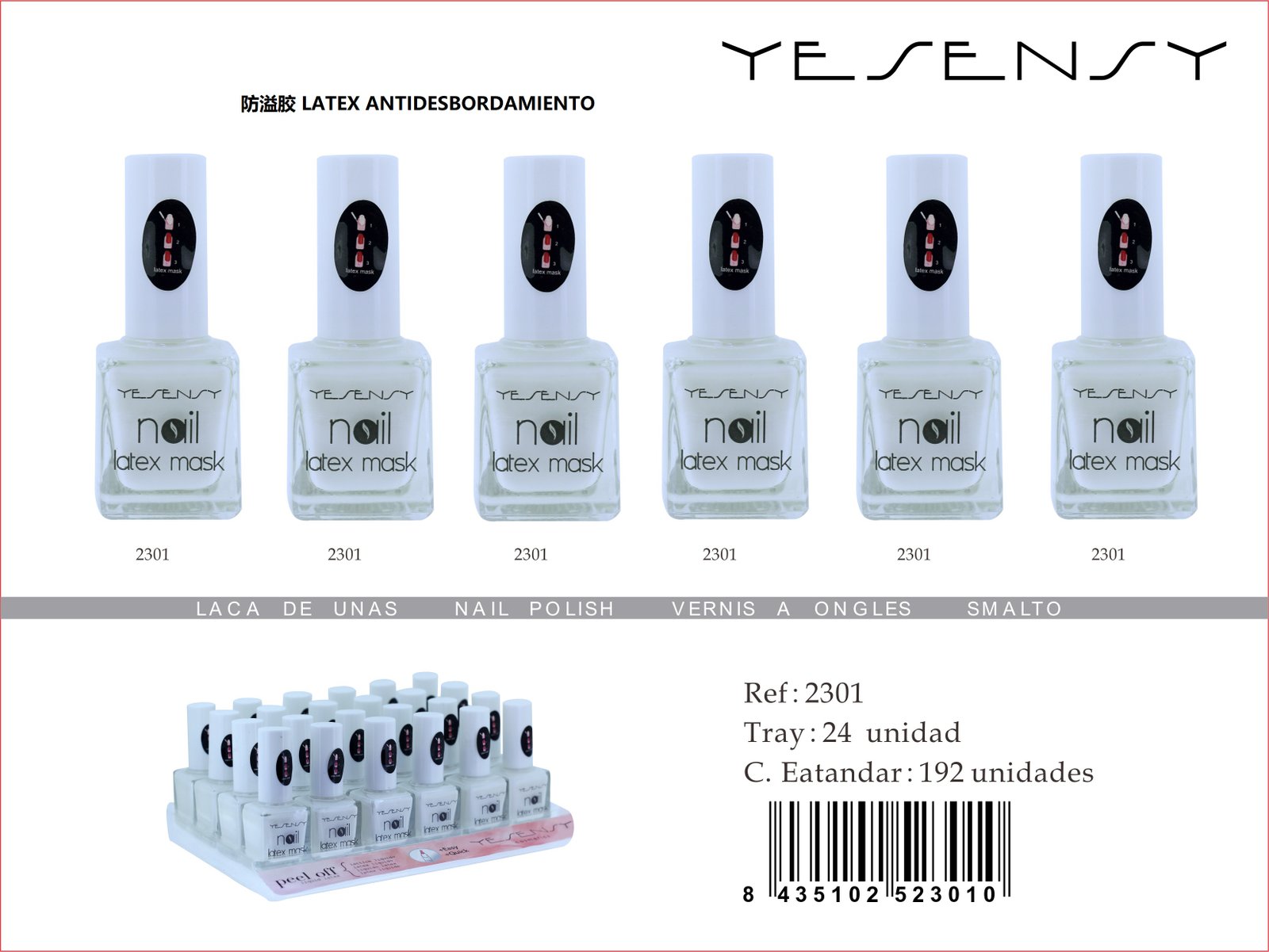 LIQUID EFECTO LATEX ANTIDESBORDAMIENTO YESENSY