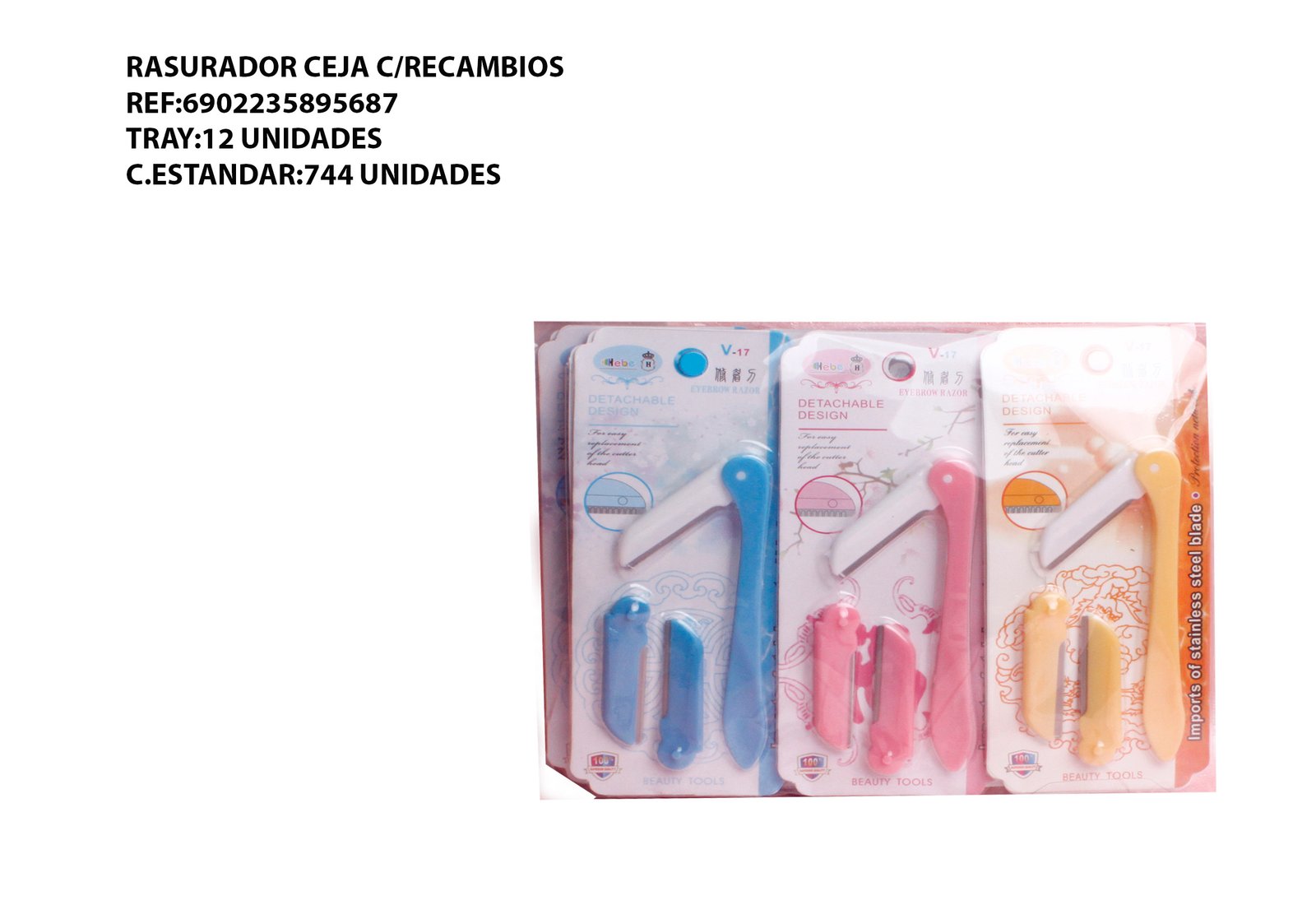 RASURADOR CEJA C/RECAMBIOS