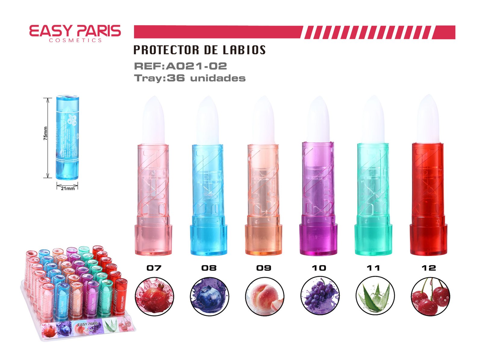 PROTECTOR LABIAL AROMA FRUTAS