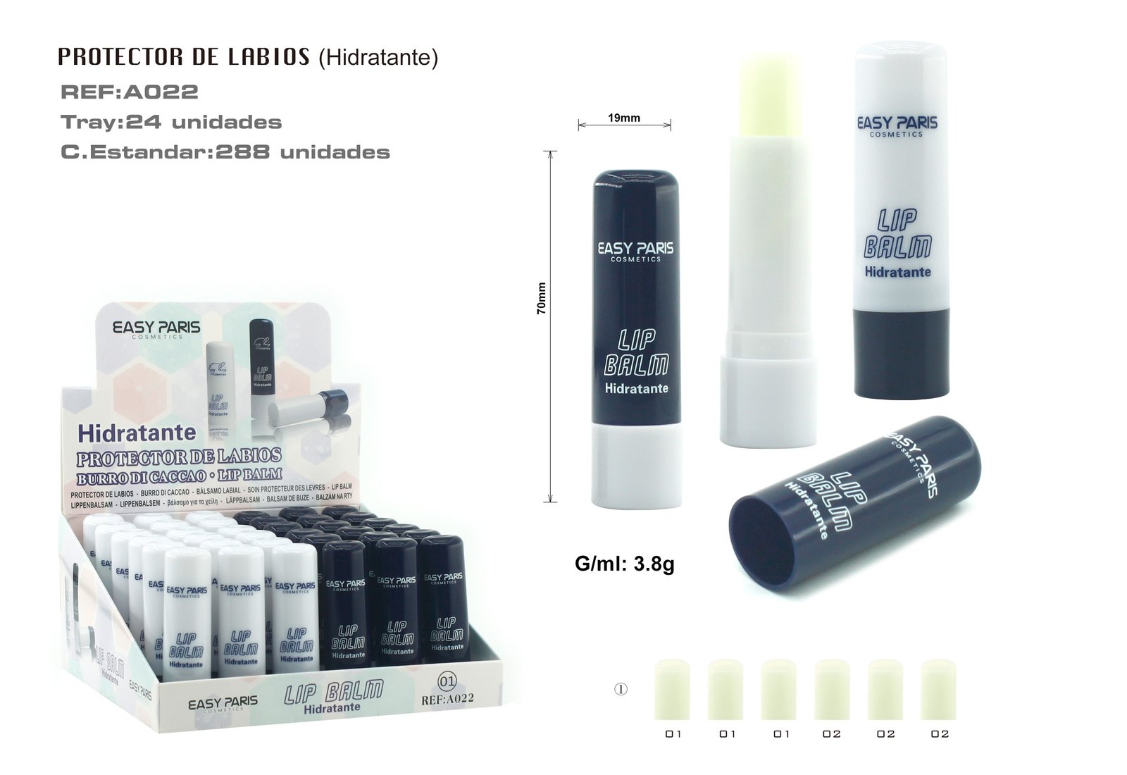 PROTECTOR LABIAL EASY PARIS