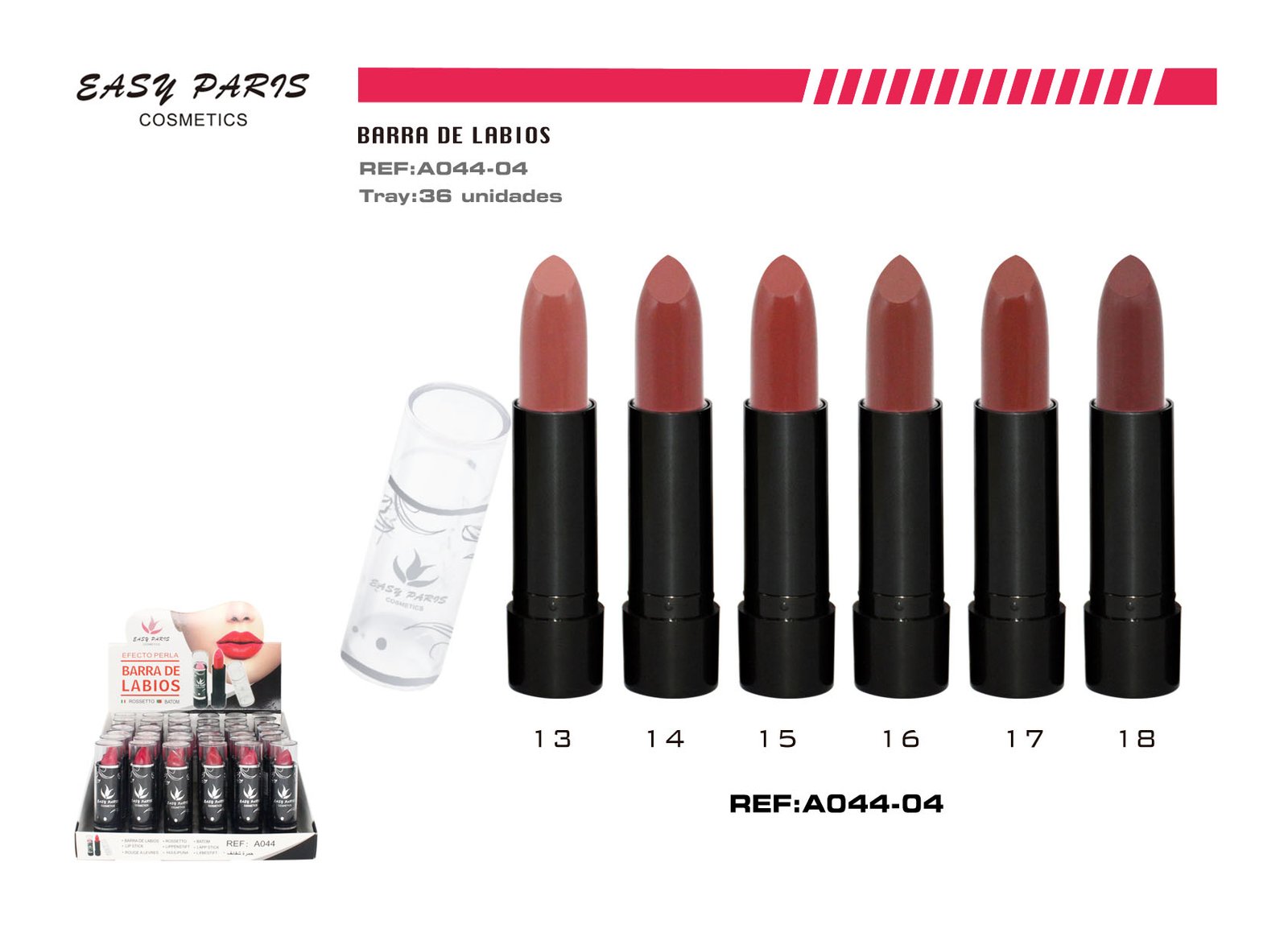 B.DE LABIOS EASY PARIS ROSSETO