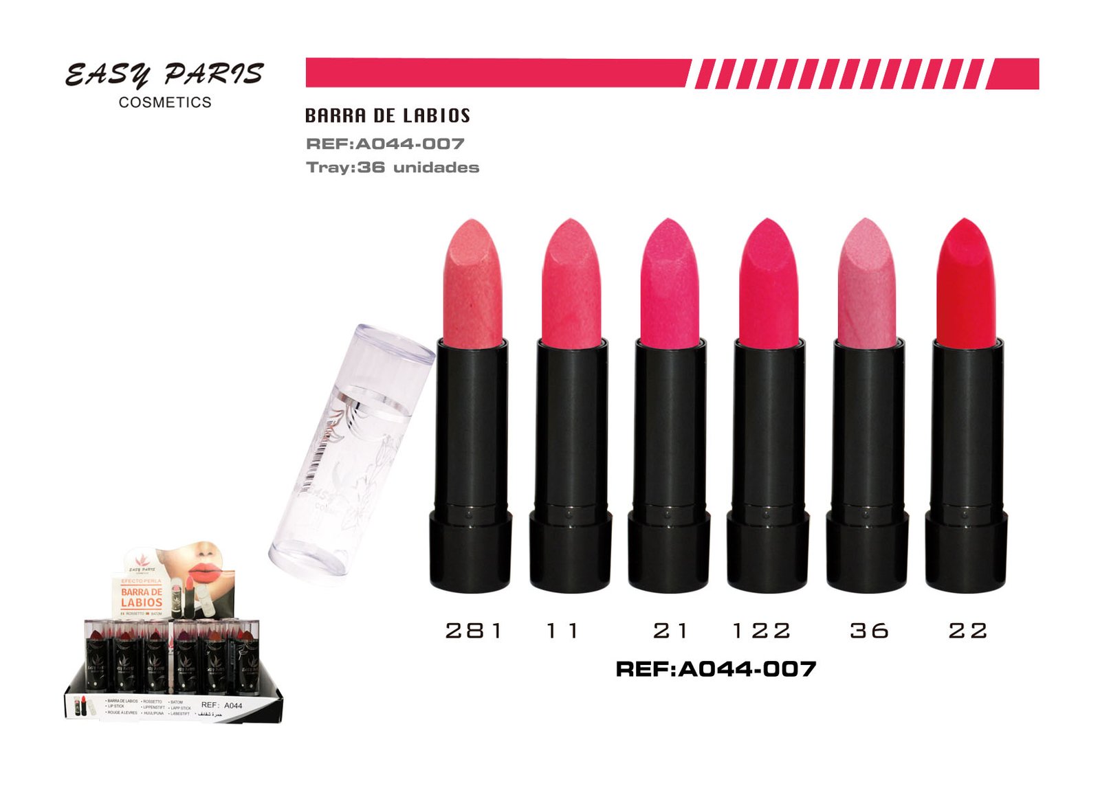 BARRA DE LABIOS EASY PARIS