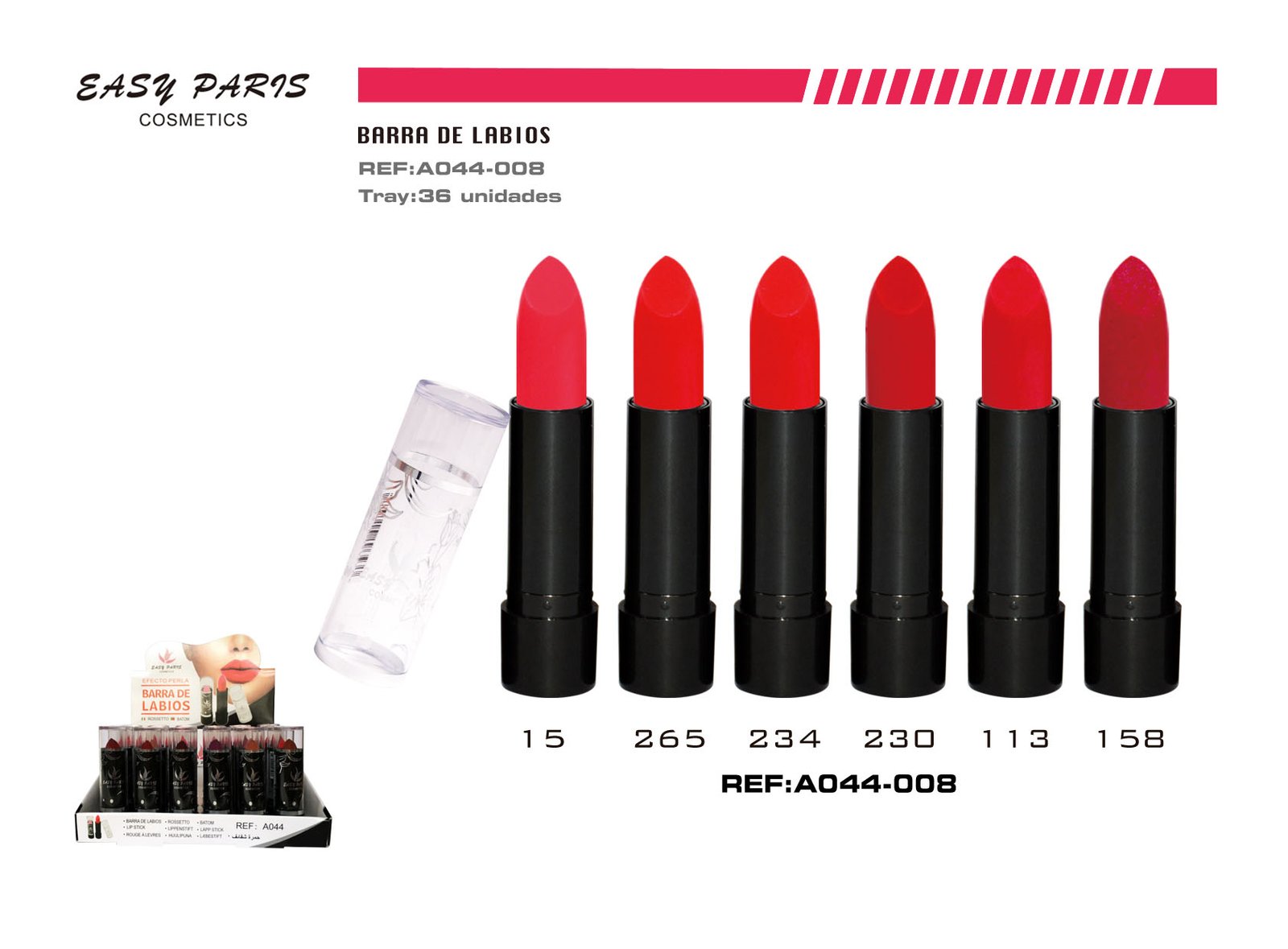 BARRA DE LABIOS EASY PARIS