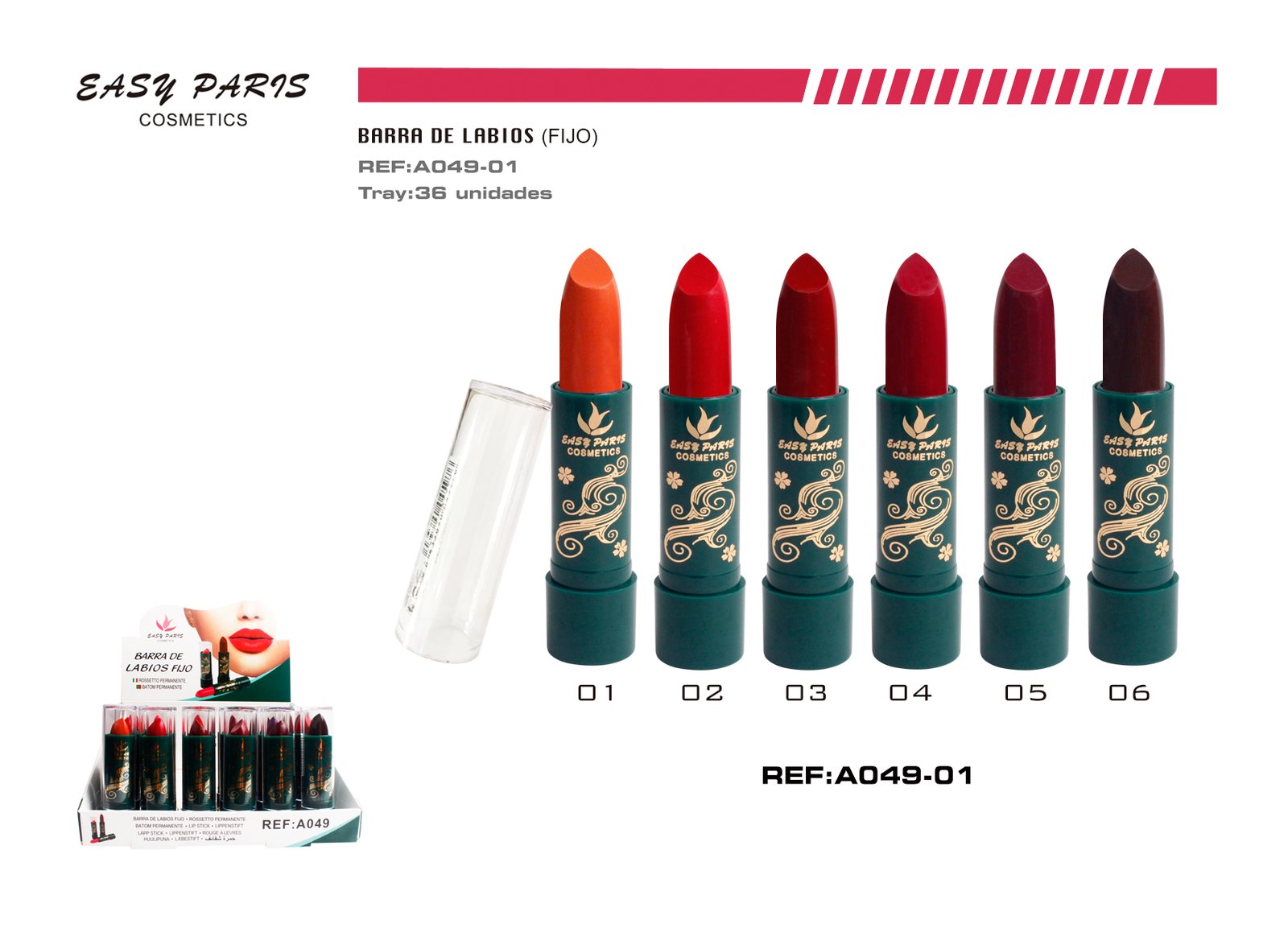 BARRA LABIOS FIJOS
