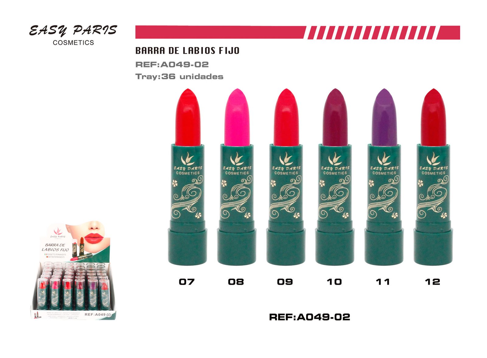 BARRA LABIOS FIJOS