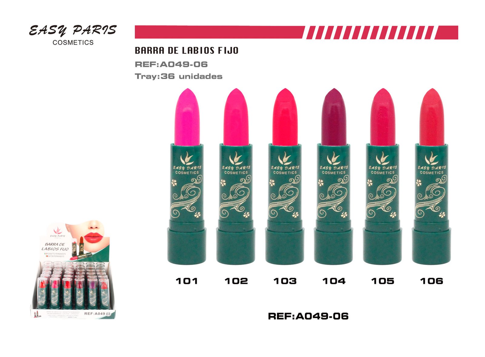 BARRA LABIOS FIJOS