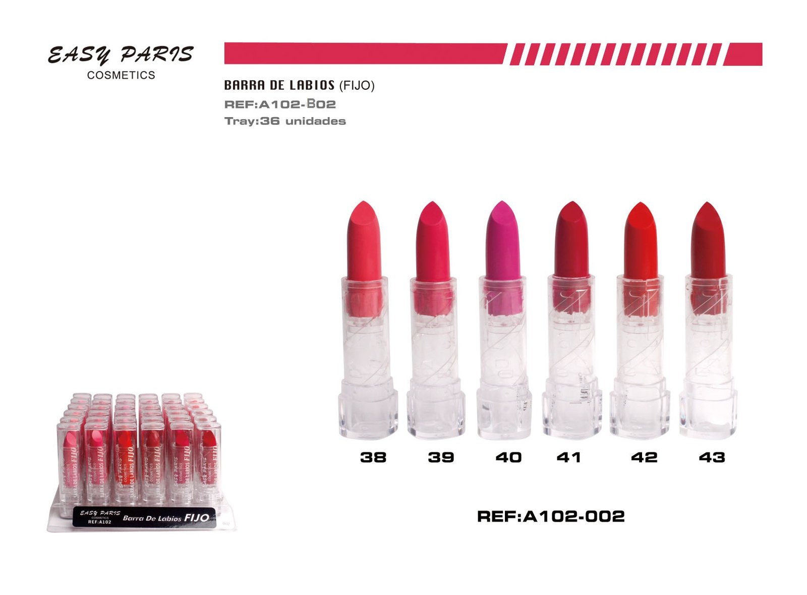 B.DE LABIOS FIJO SIMPLE 432/U BANDEJA