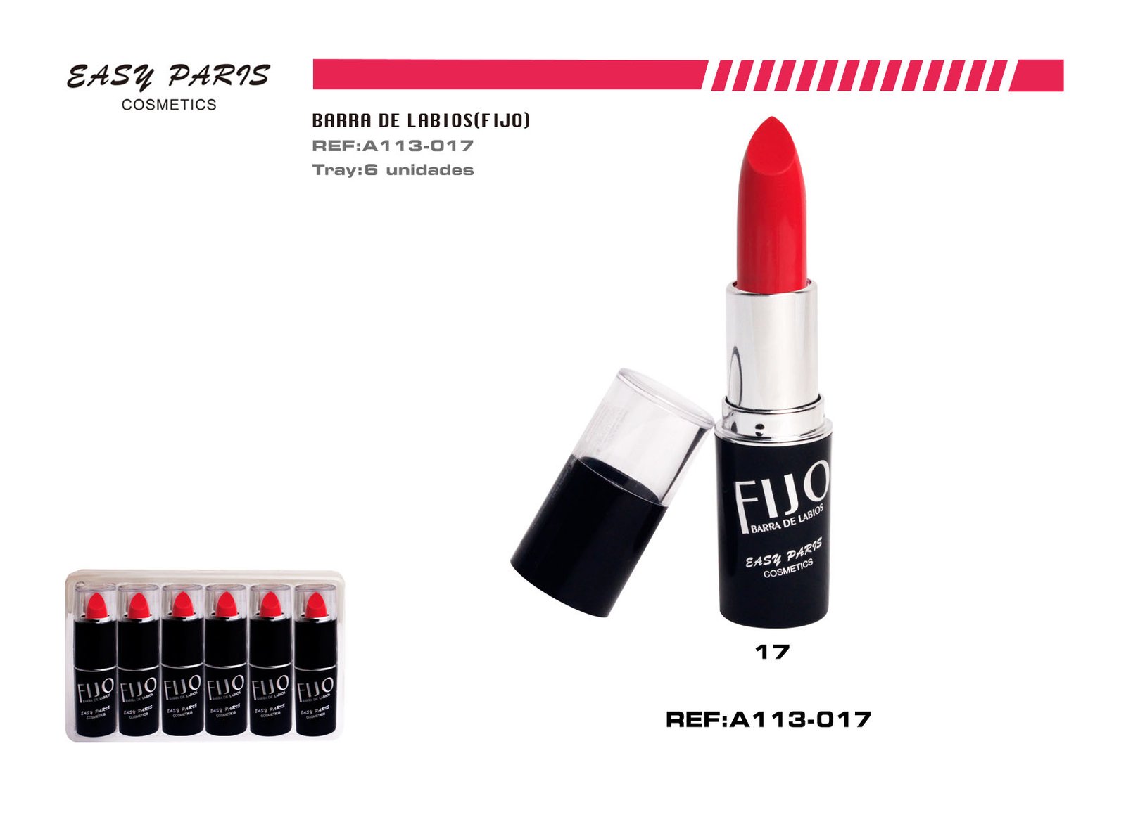 BARRA DE LABIOS FIJO