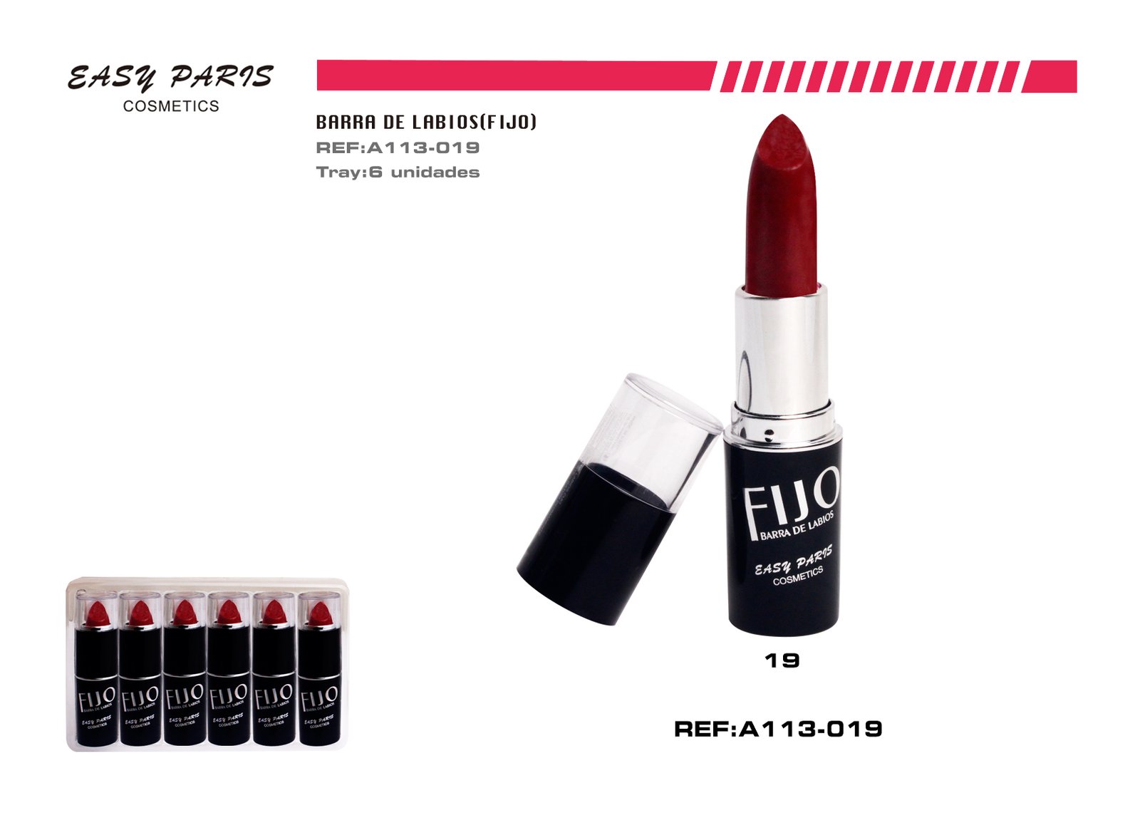 BARRA DE LABIOS FIJO