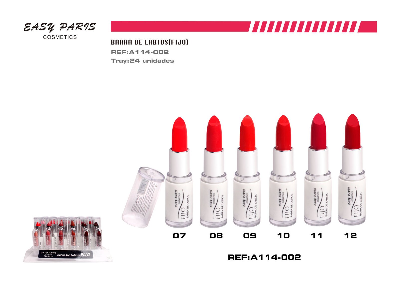 BARRA DE LABIOS FIJO