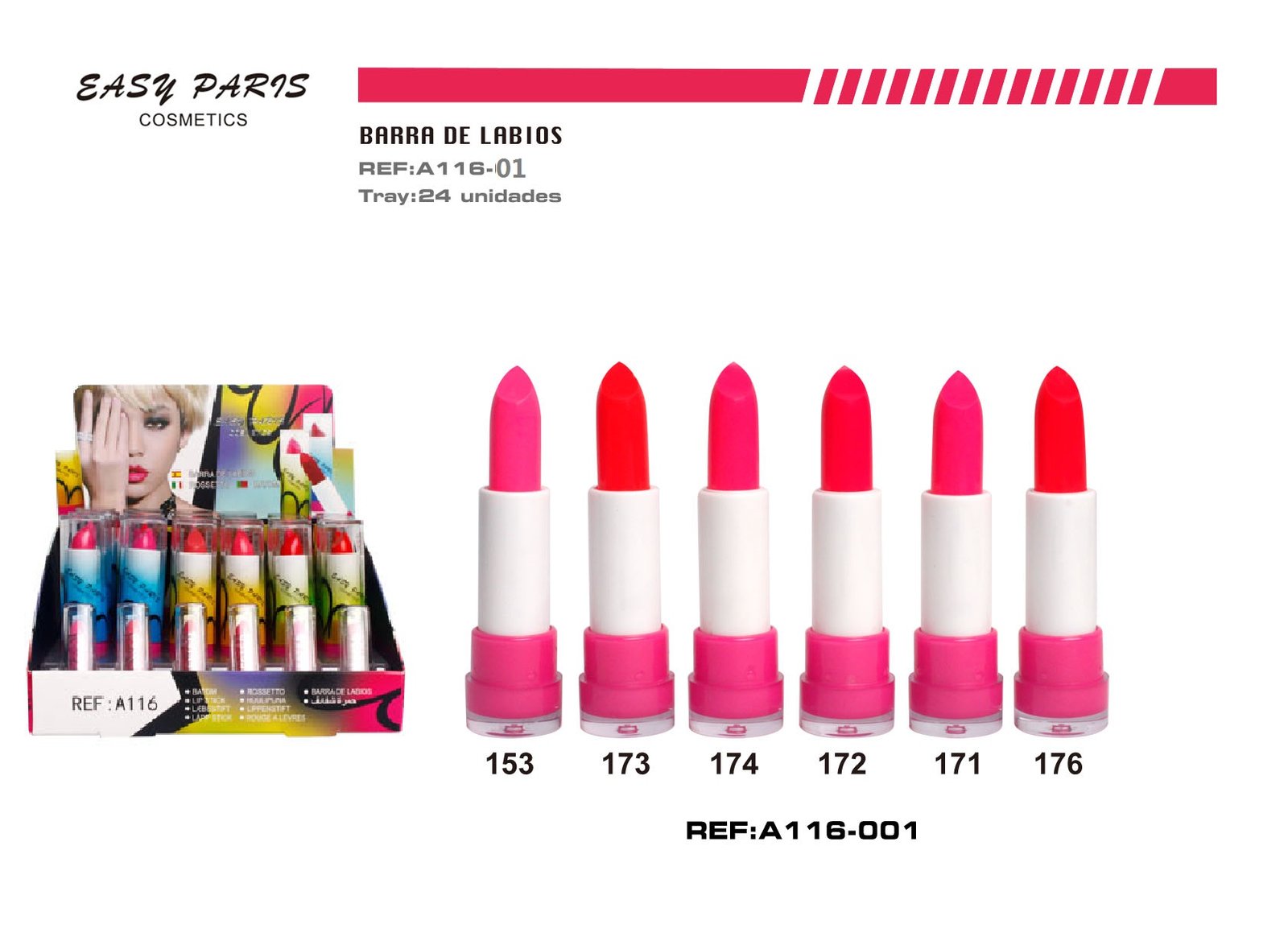 BARRA DE LABIOS 24/U CON PROBADOR