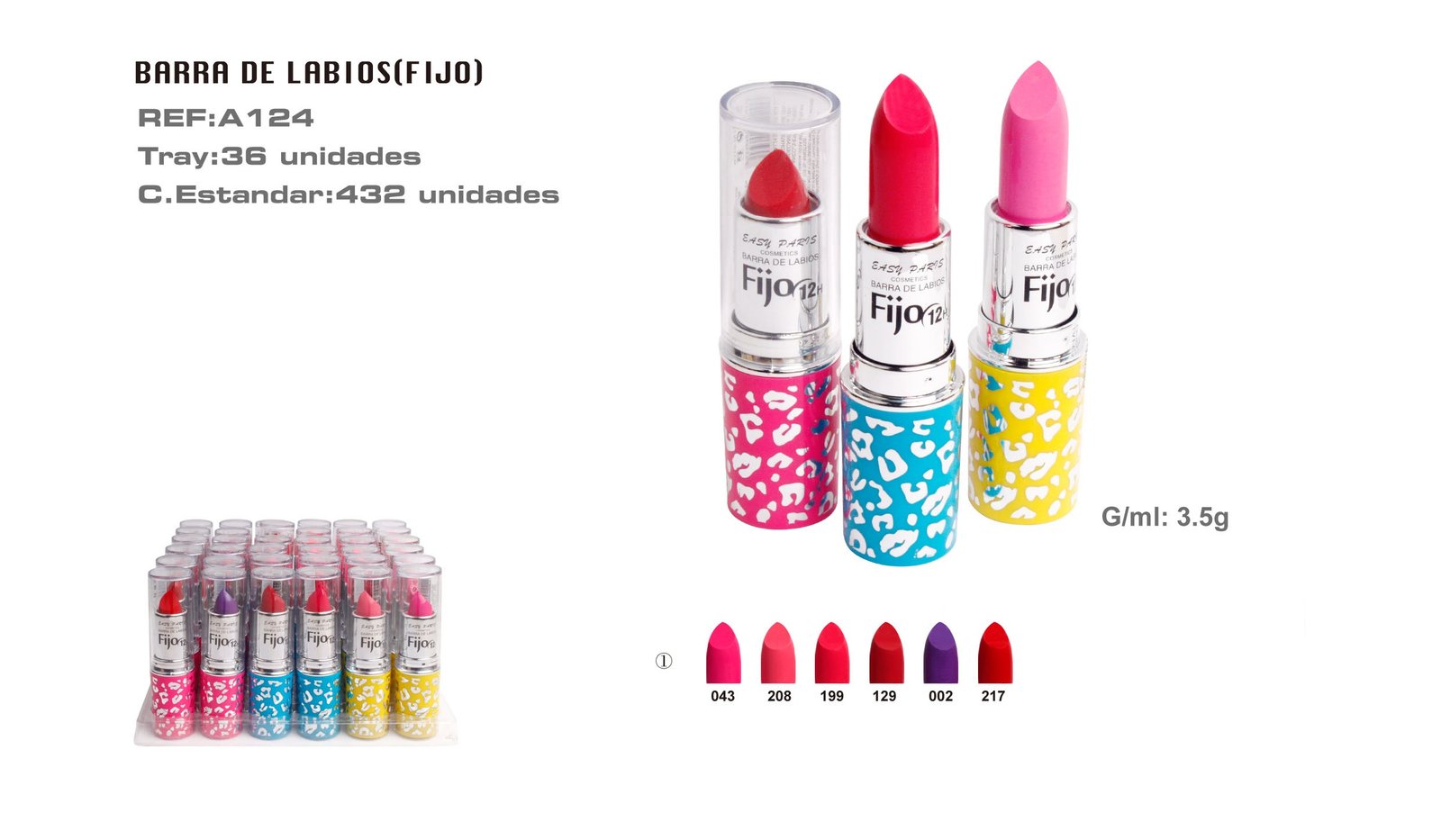B.DE LABIOS 24H C/TESTER