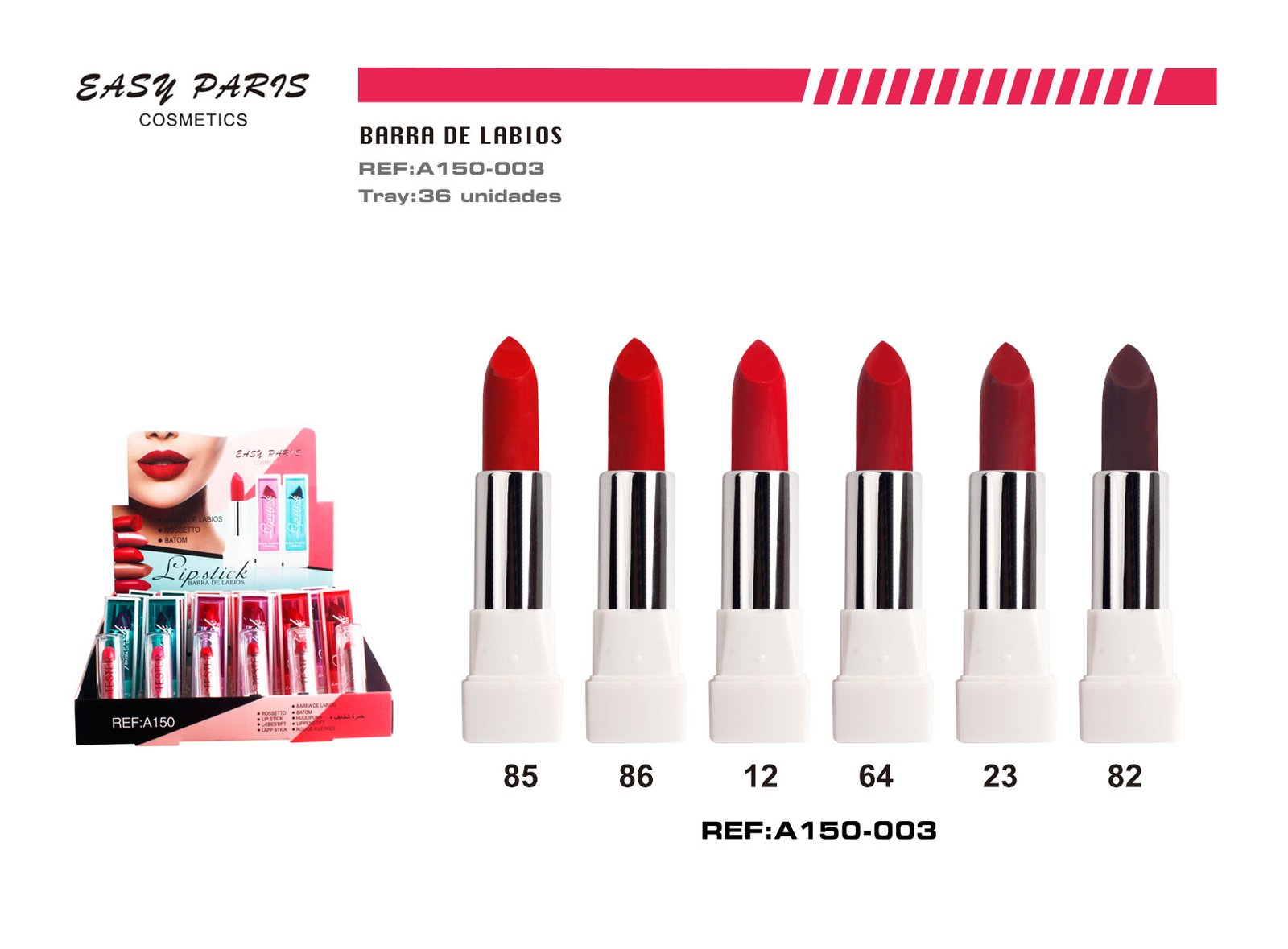 BARRA DE LABIOS C/TESTER