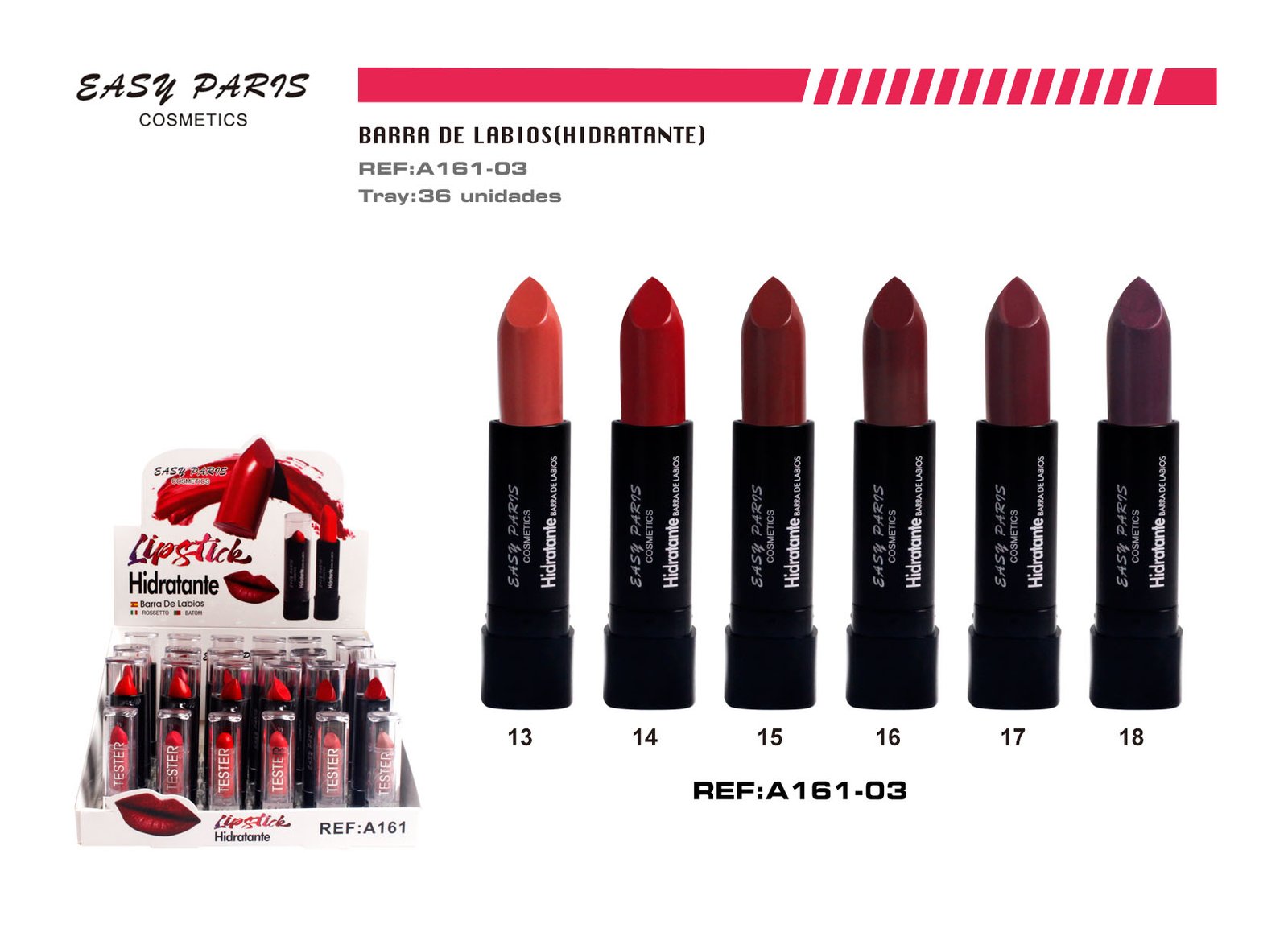 BARRA DE LABIOS HIDRATANTE EASY PARIS
