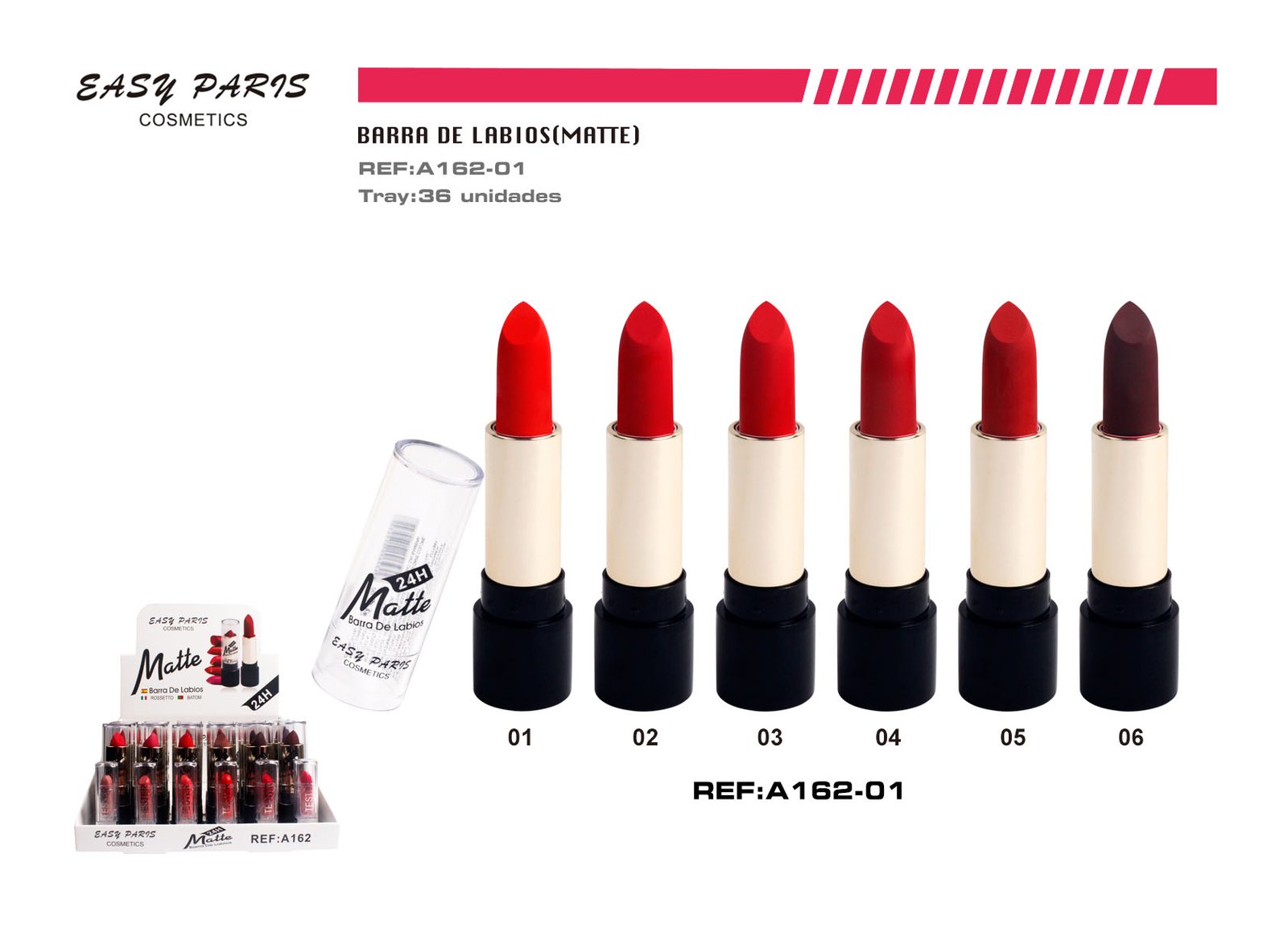 BARRA DE LABIOS MATTE 24H EASY PARIS