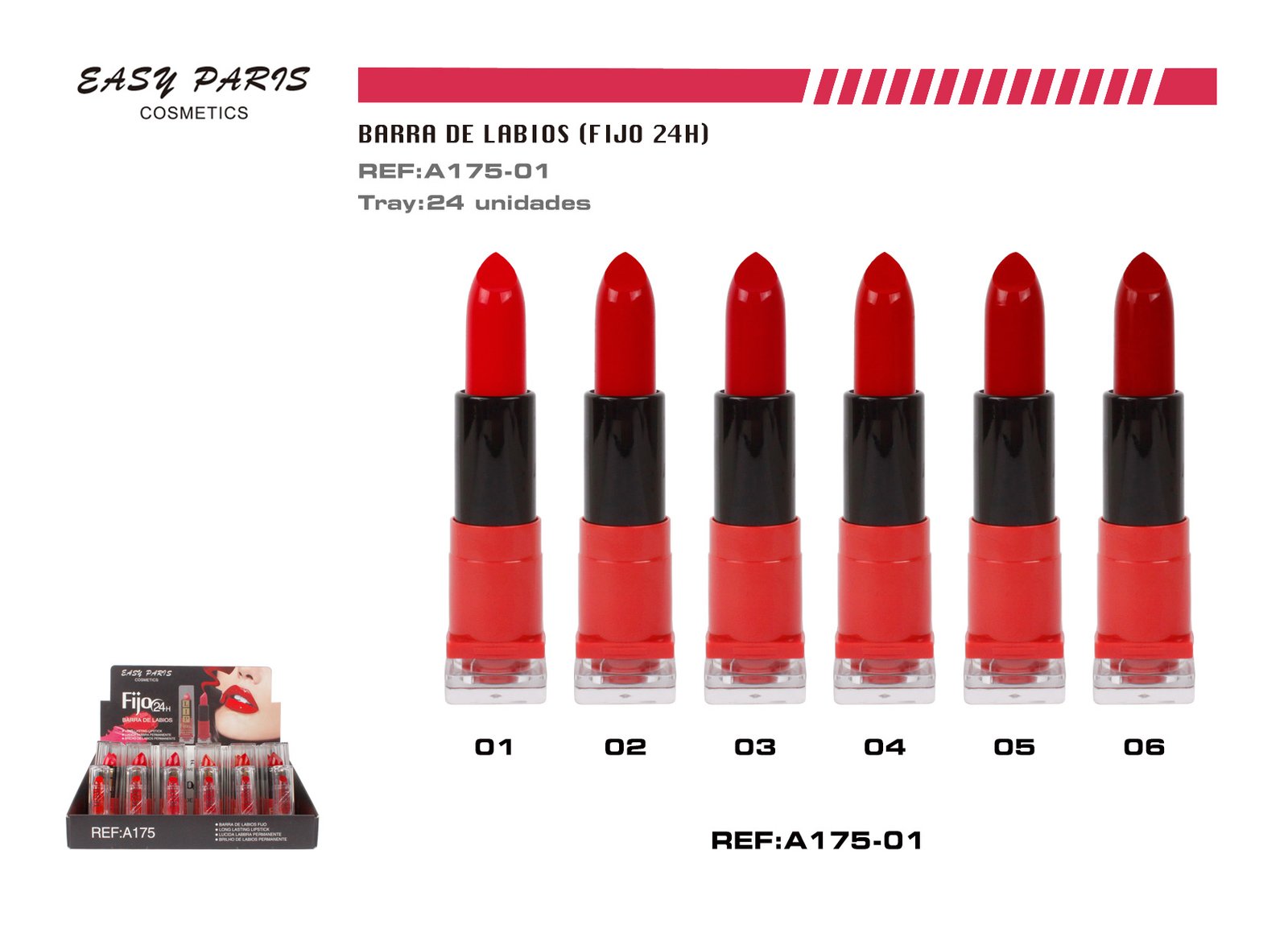BARRA DE LABIOS FIJO 24H