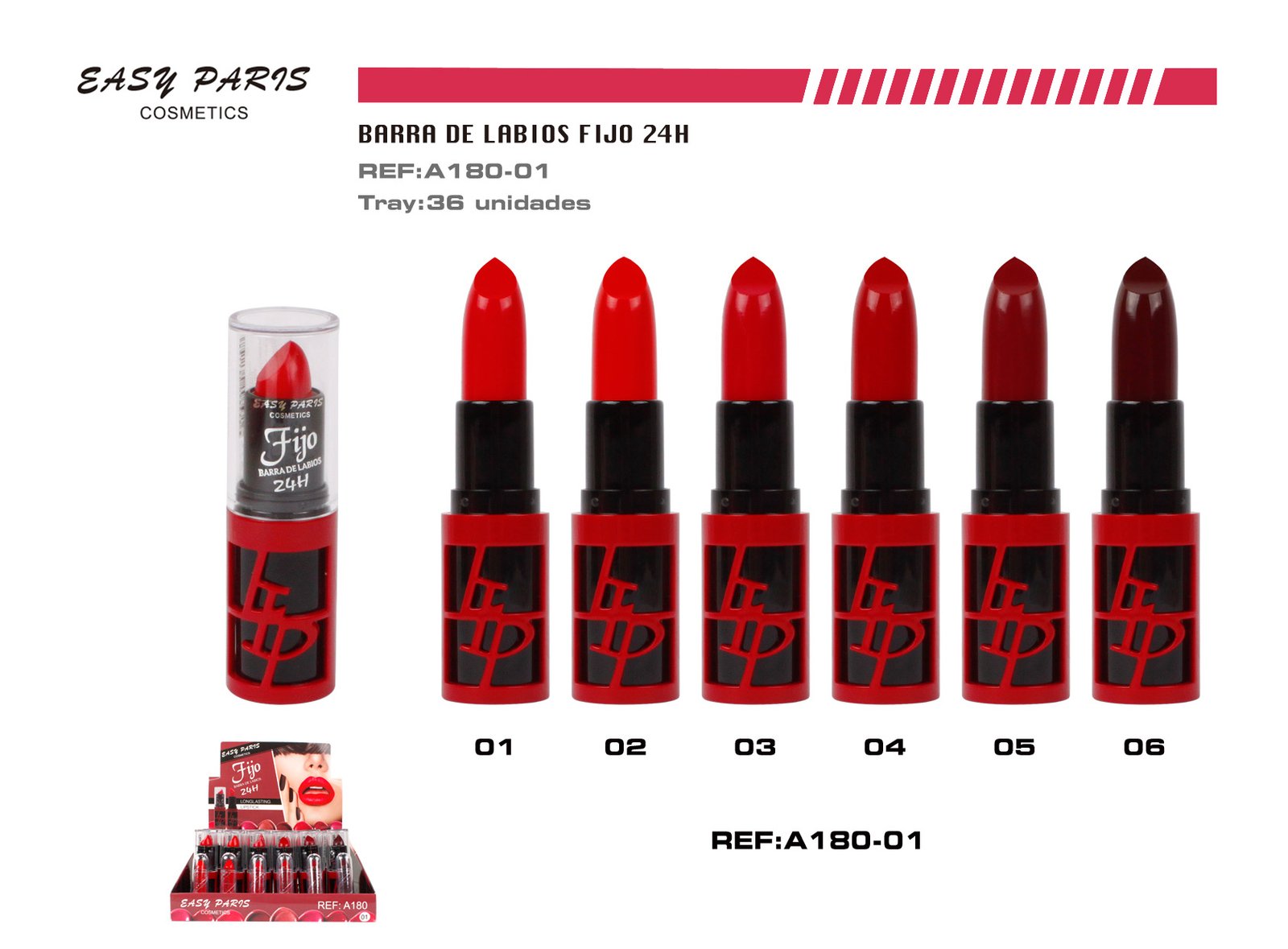 BARRA DE LABIOS FIJO