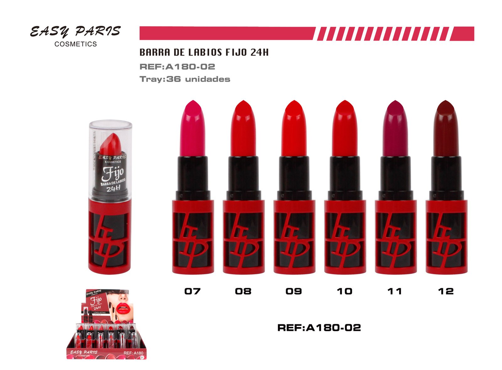 BARRA DE LABIOS FIJO