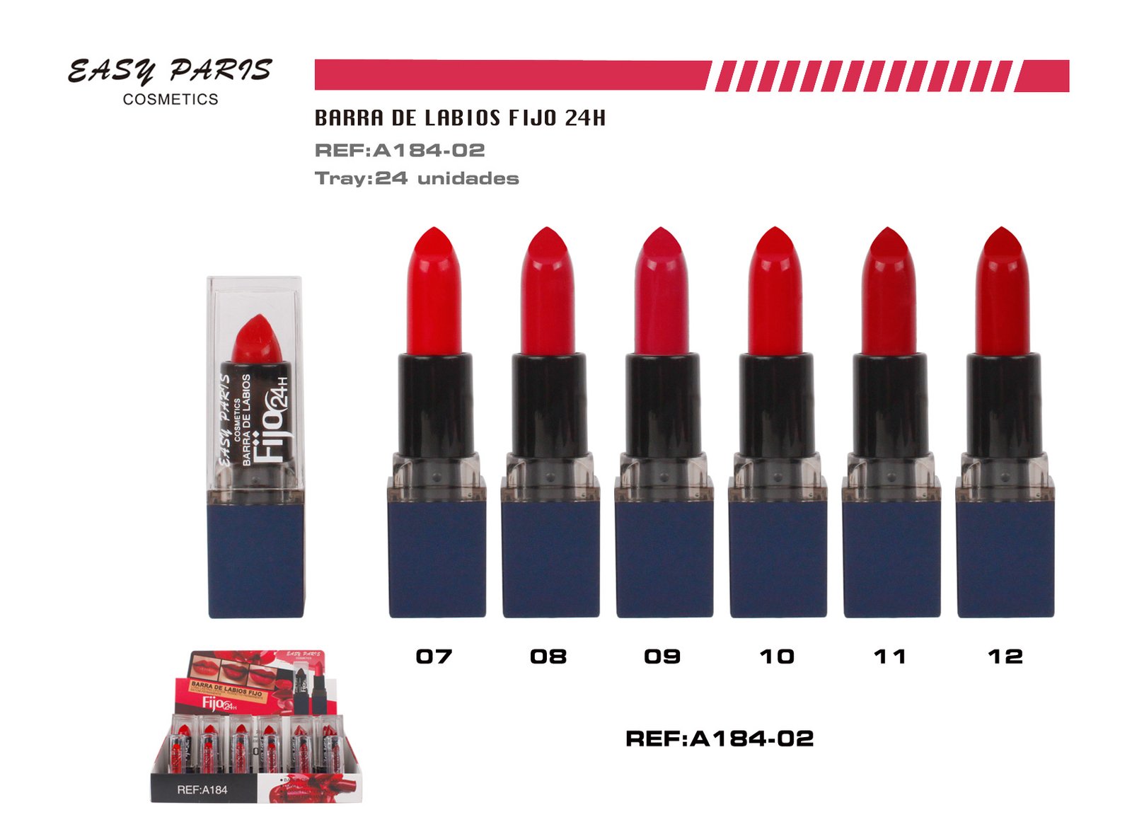 BARRA DE LABIOS FIJO 24H