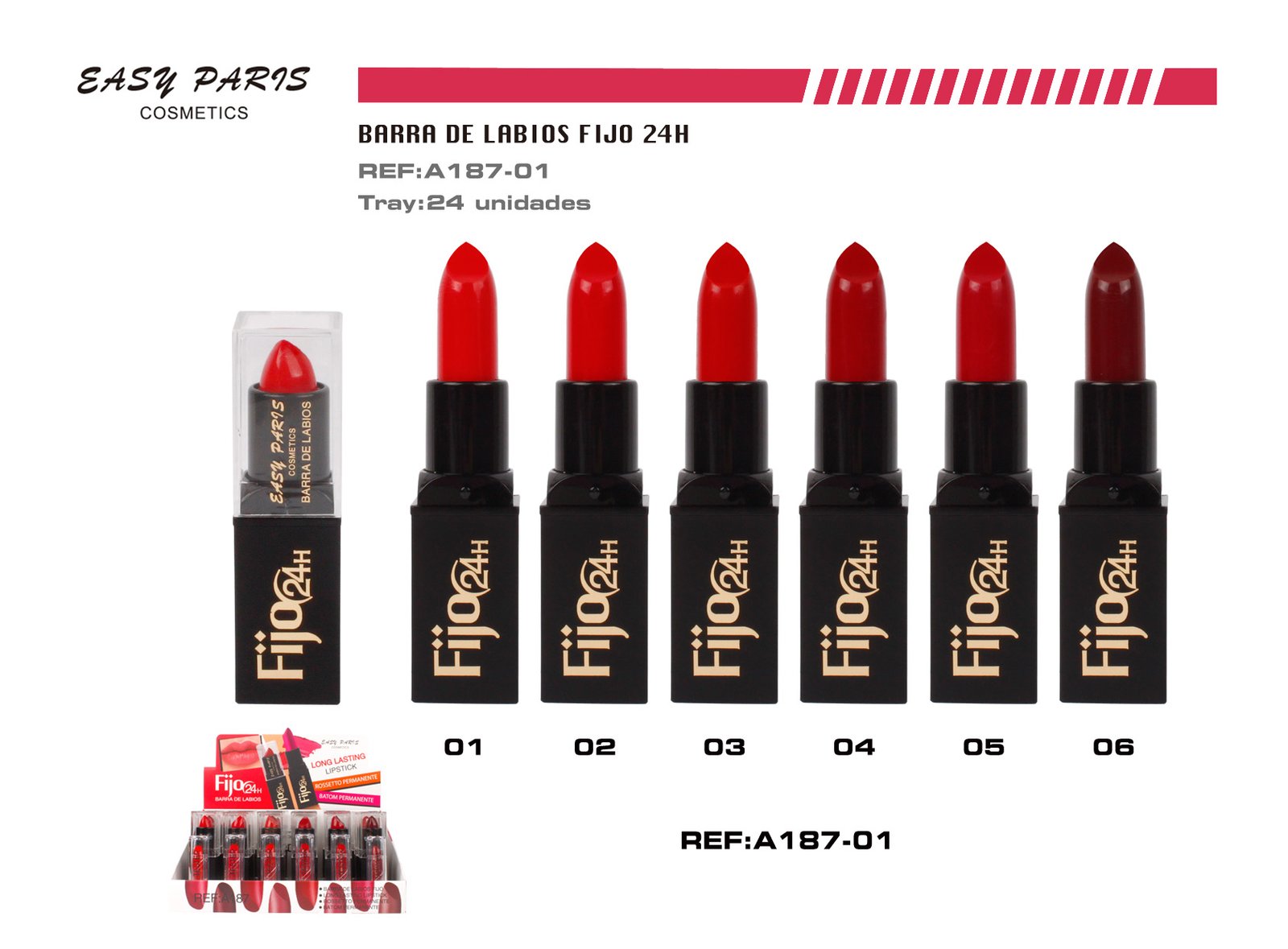 BARRA DE LABIOS FIJO 24 H