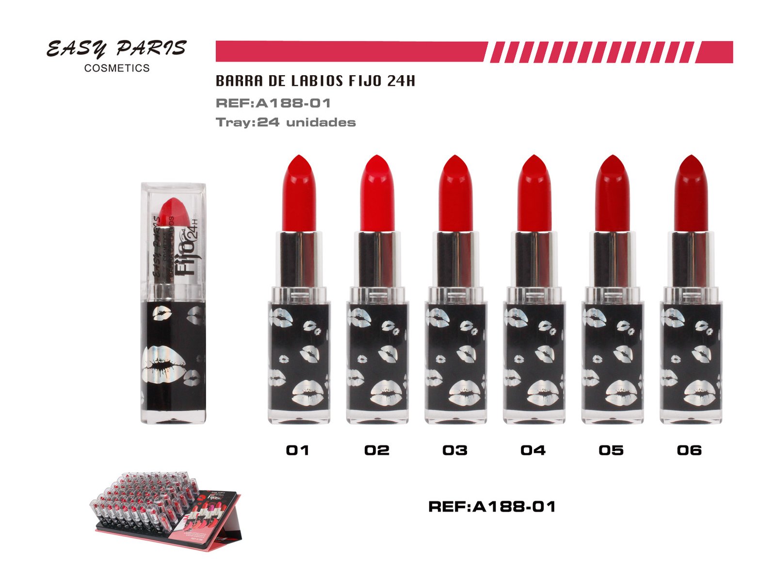 BARRA DE LABIOS FIJO