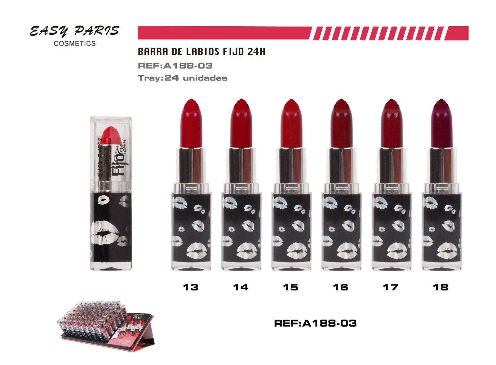 BARRA DE LABIOS FIJO