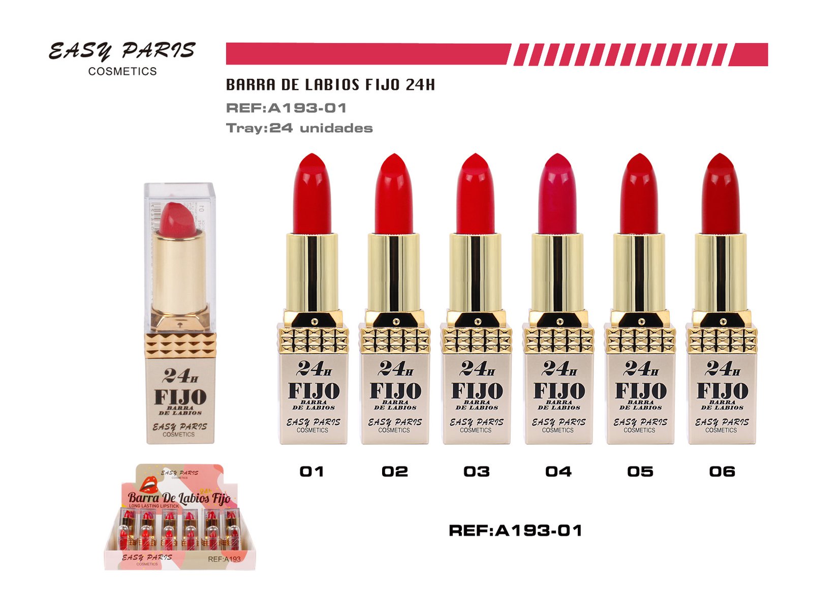 BARRA DE LABIOS FIJO 24 H