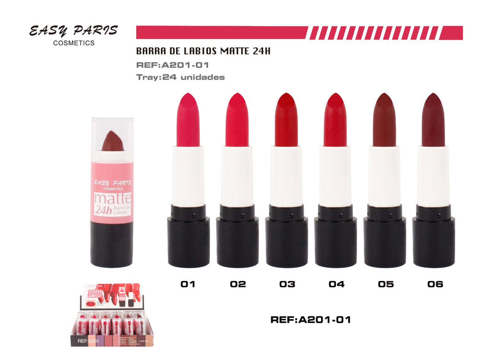 BARRA DE LABIOS MATTE 24H