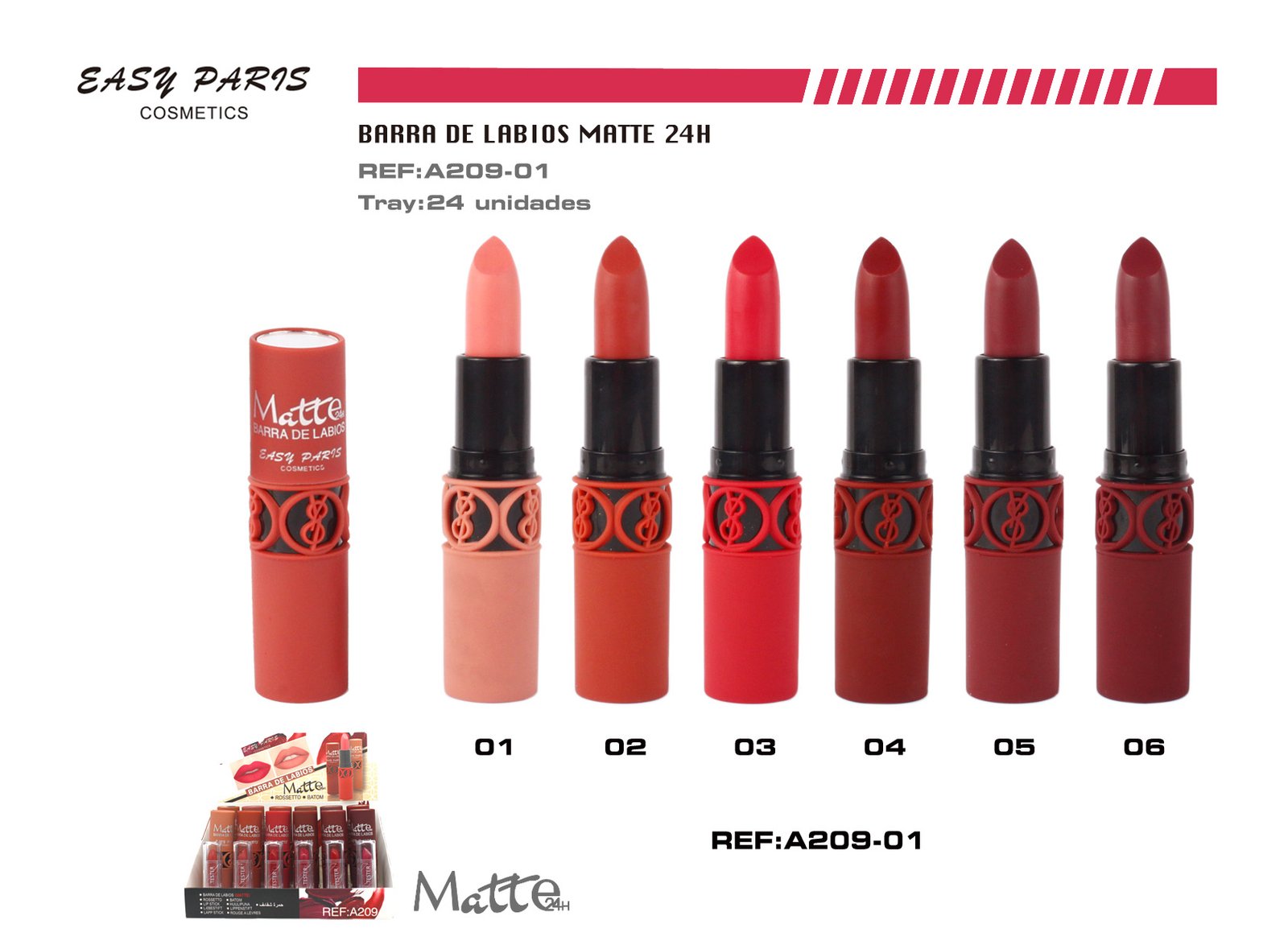 BARRA DE LABIOS MATTE 24 H