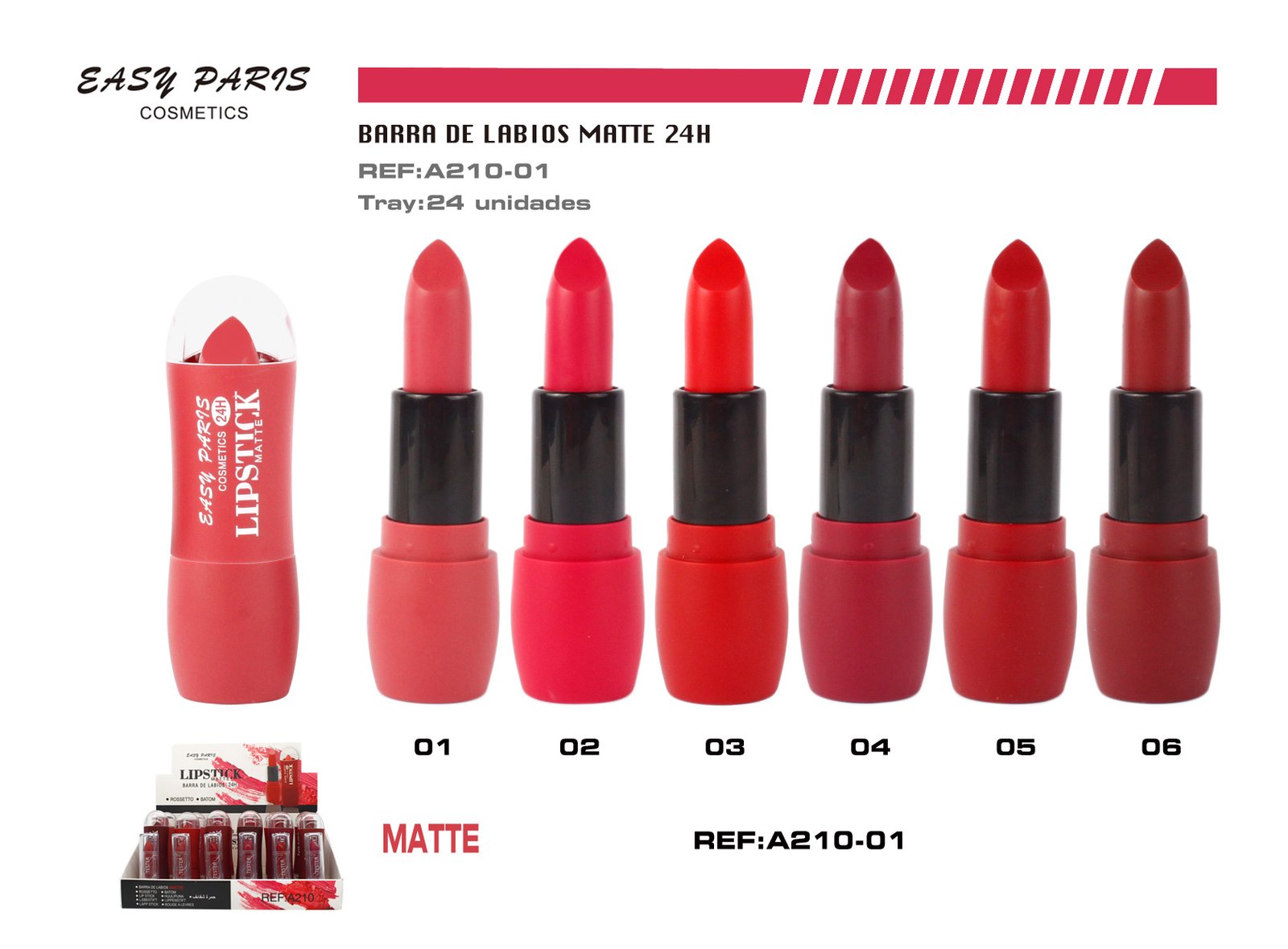 LIPSTICK MATTE 24 H