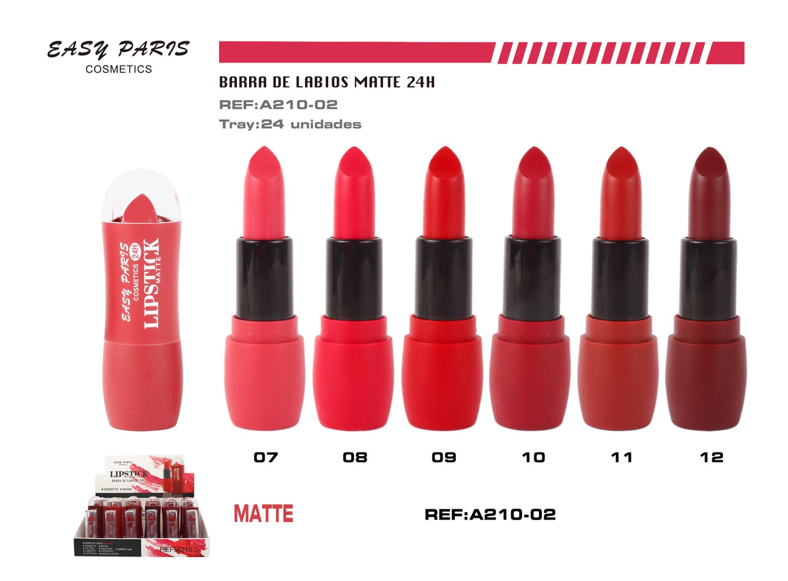 LIPSTICK MATTE 24 H