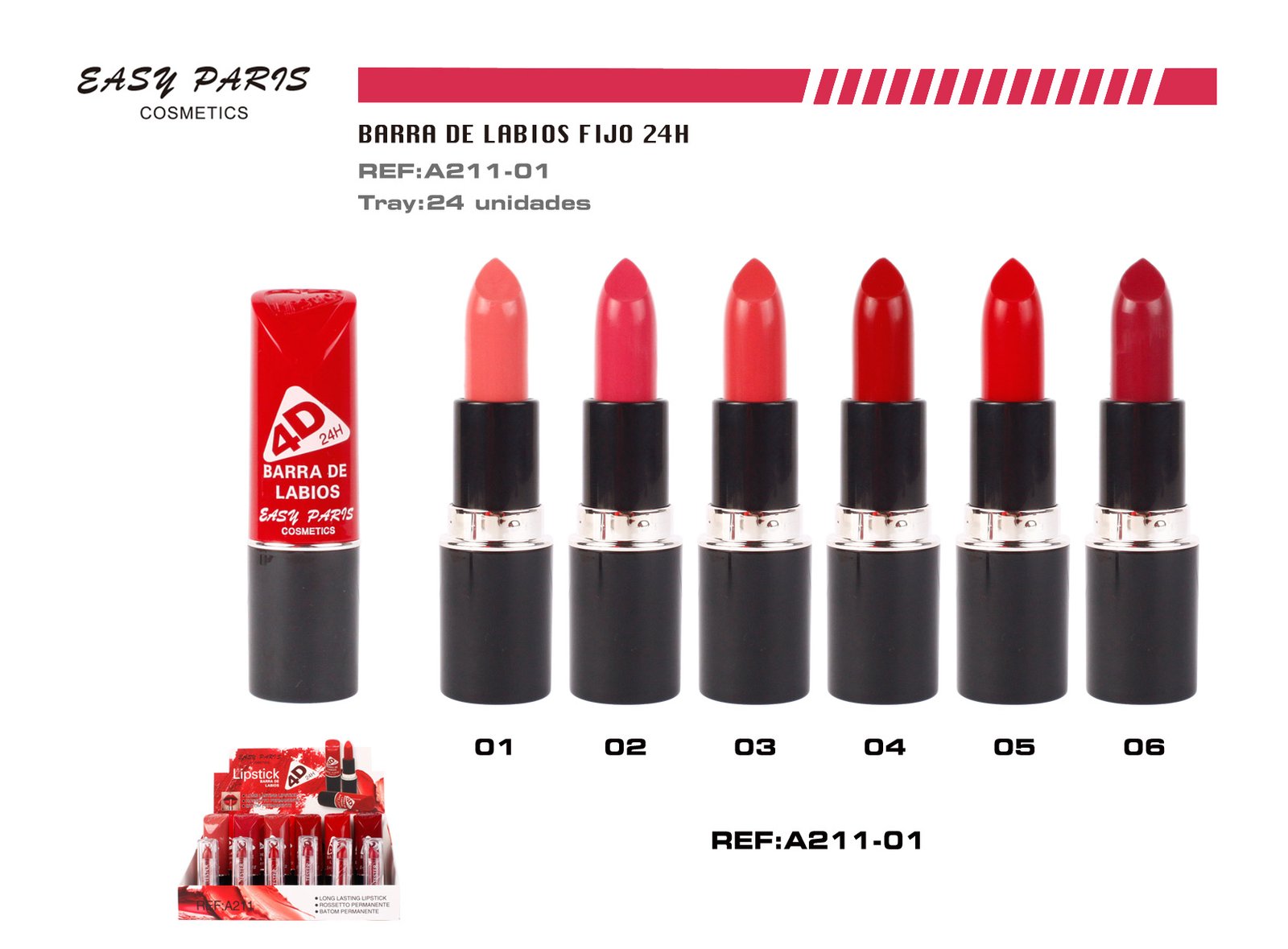 BARRA DE LABIOS 24H EASY PARIS