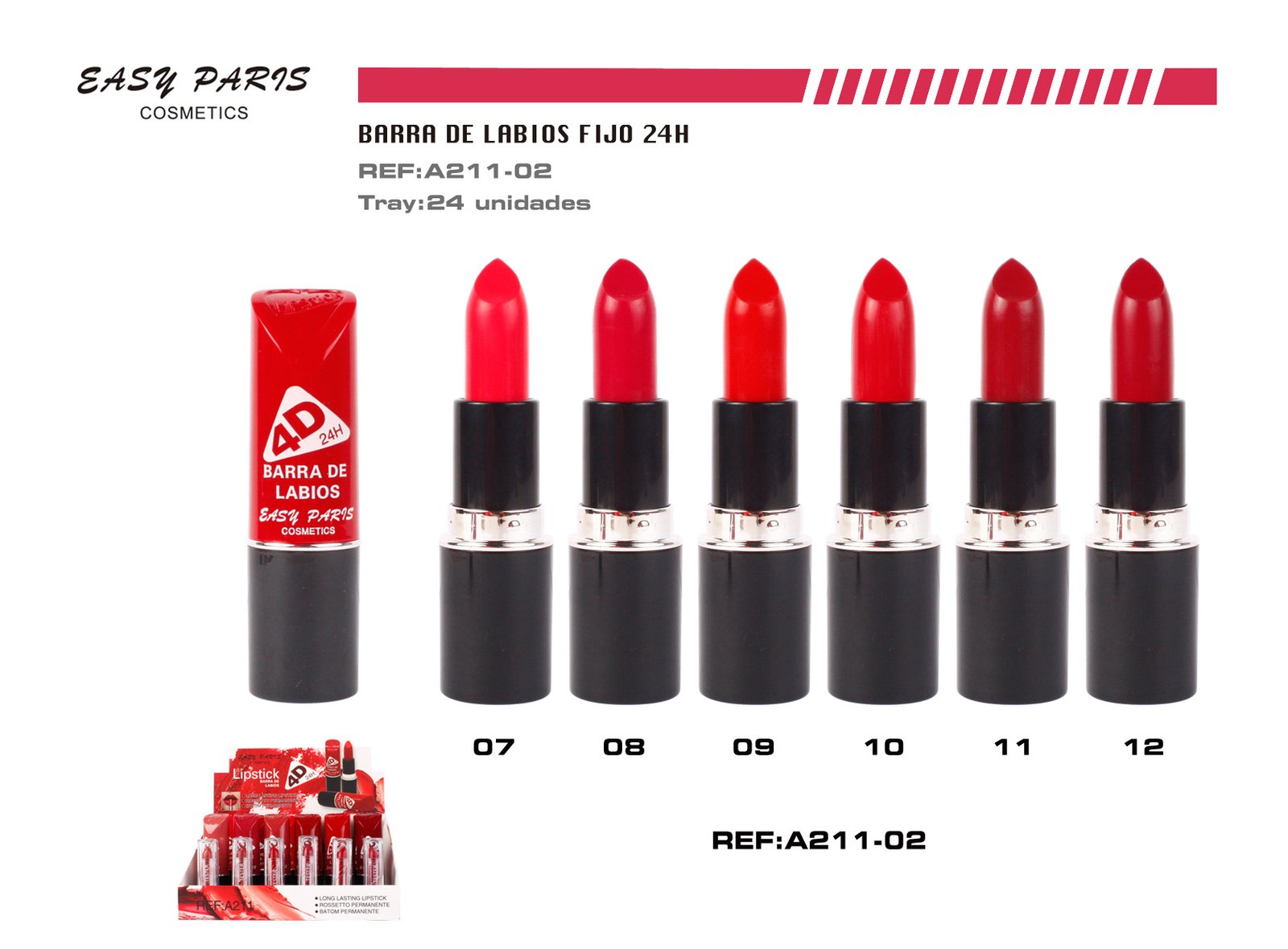 BARRA DE LABIOS 24H EASY PARIS