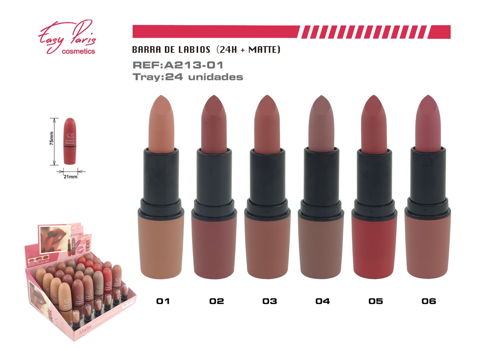 B.LABIOS 24H MATTE CREMOSO