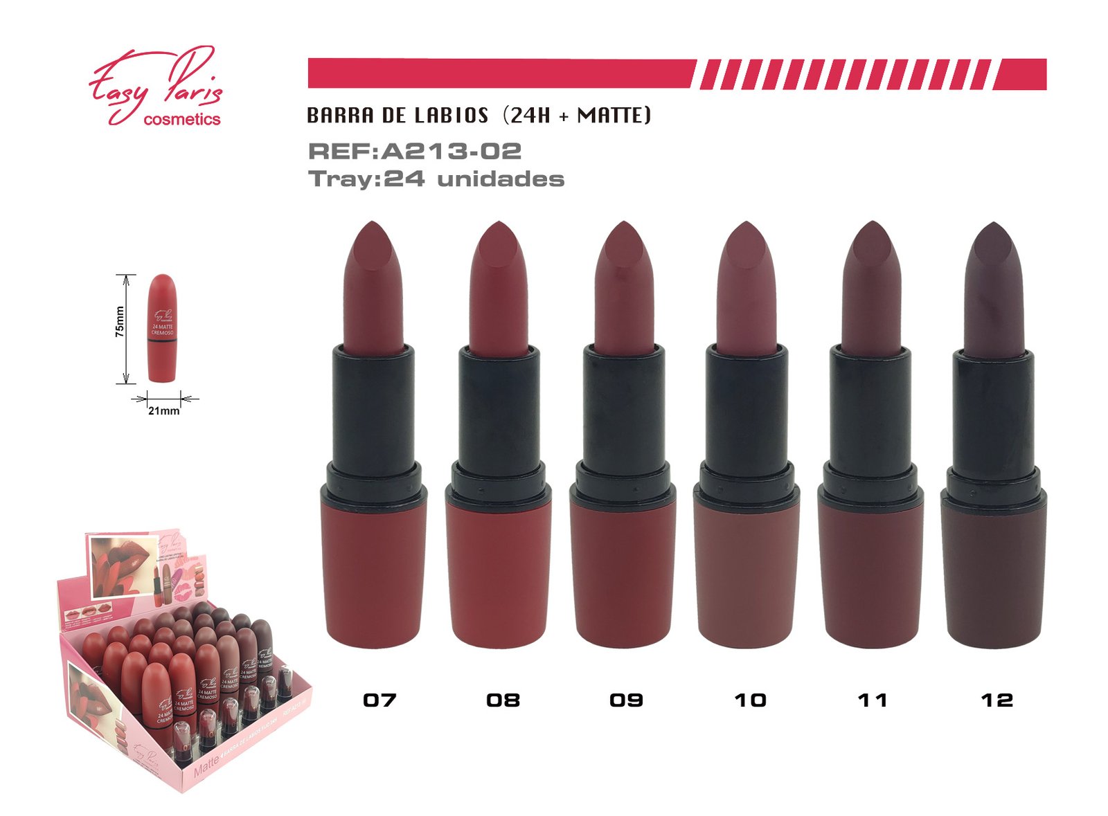 B.LABIOS 24H MATTE CREMOSO