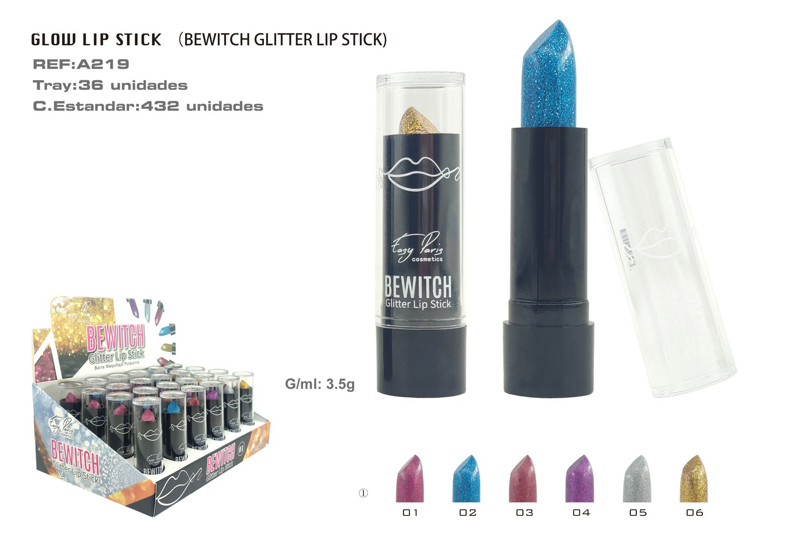BARRA DE GLITTER