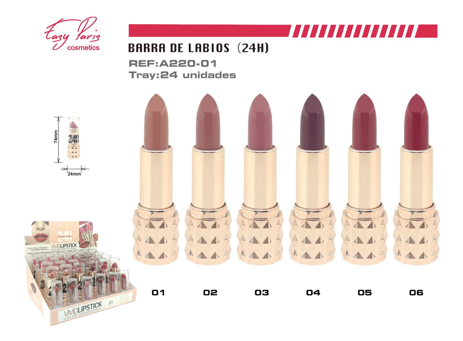 BARRA DE LABIOS 24H